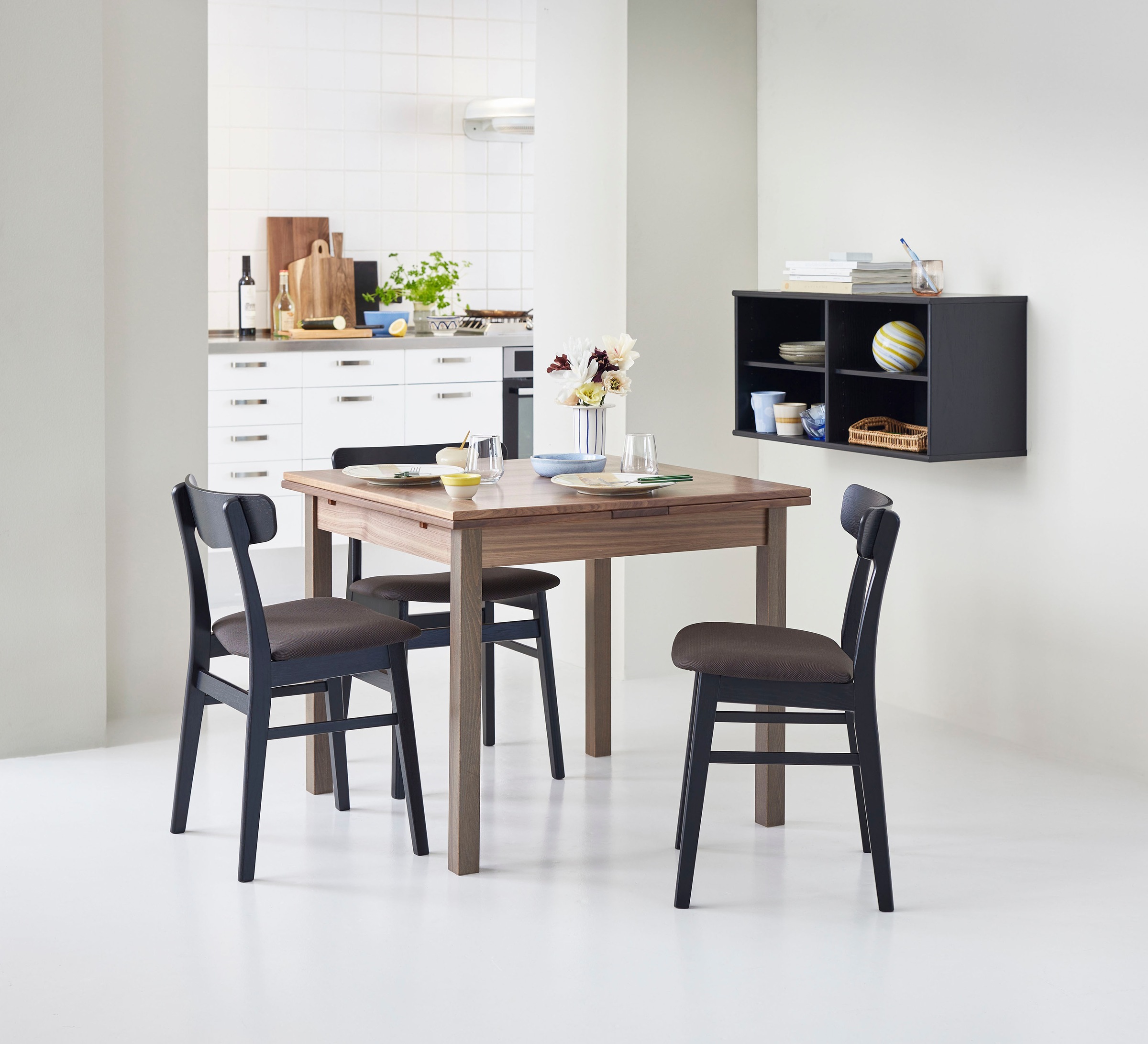 Hammel Furniture Esstisch "Basic Dinex, ausziehbar, mit Einlegeplatten - Fu günstig online kaufen