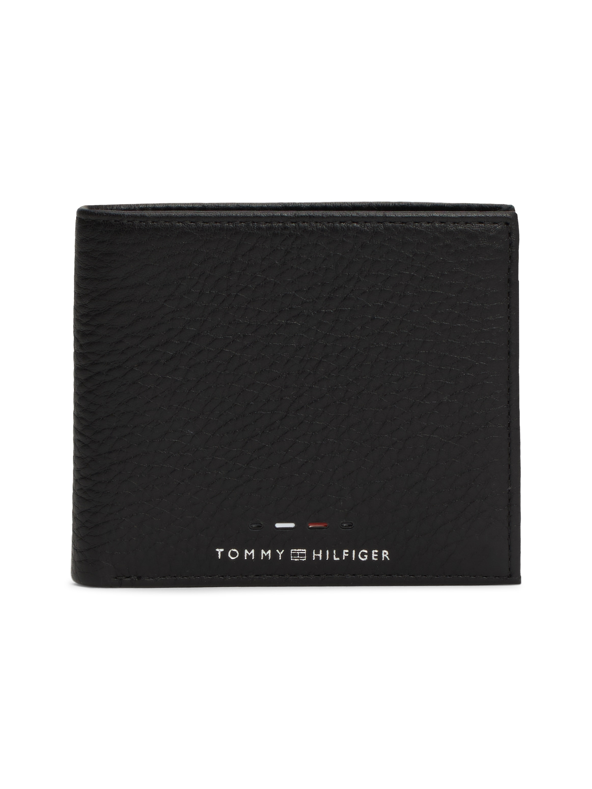 Tommy Hilfiger Geldbörse »Men TH PREMIUM CC FLAP AND COIN Bifold Wallet«, Herren Portemonnaie Leder