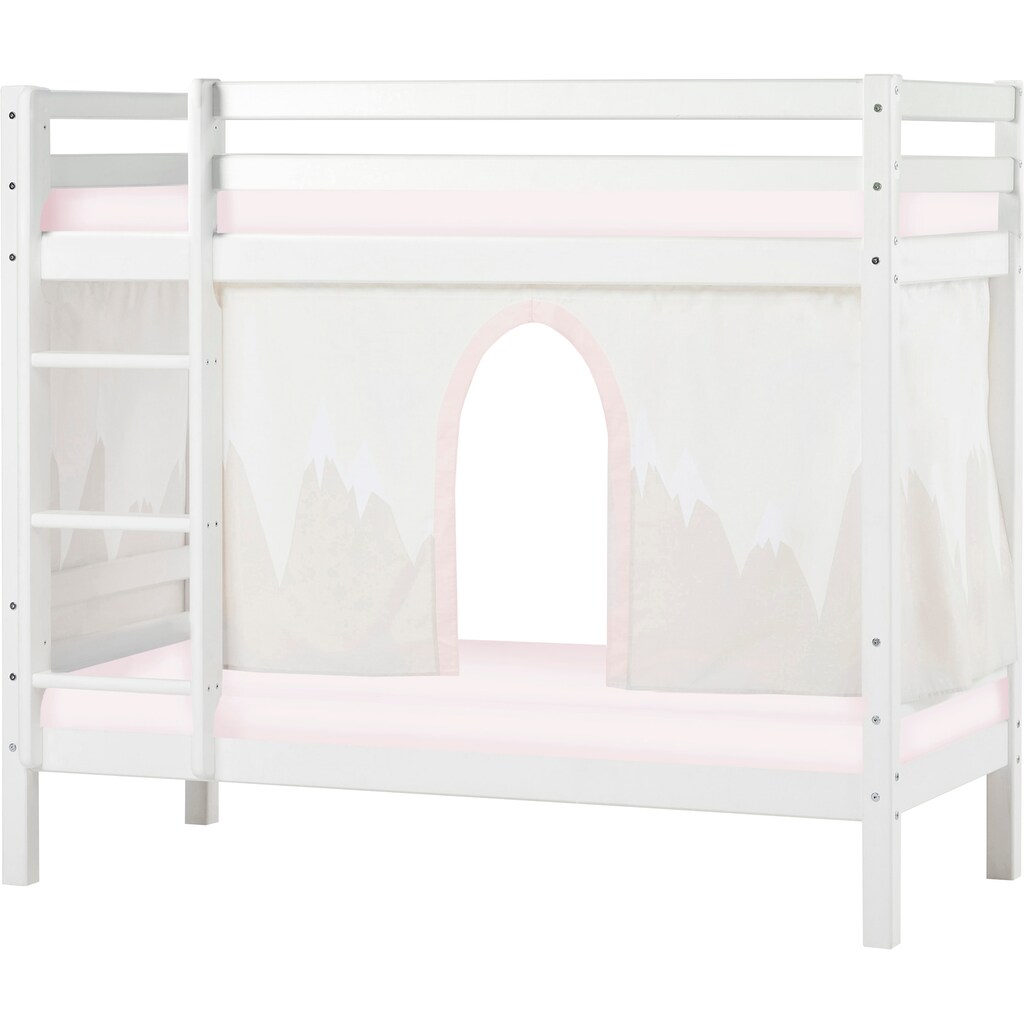 Hoppekids Etagenbett »«Winter Wonderland»«, (Set, 4 St., Bett, Vorhang und zwei Matratzen)