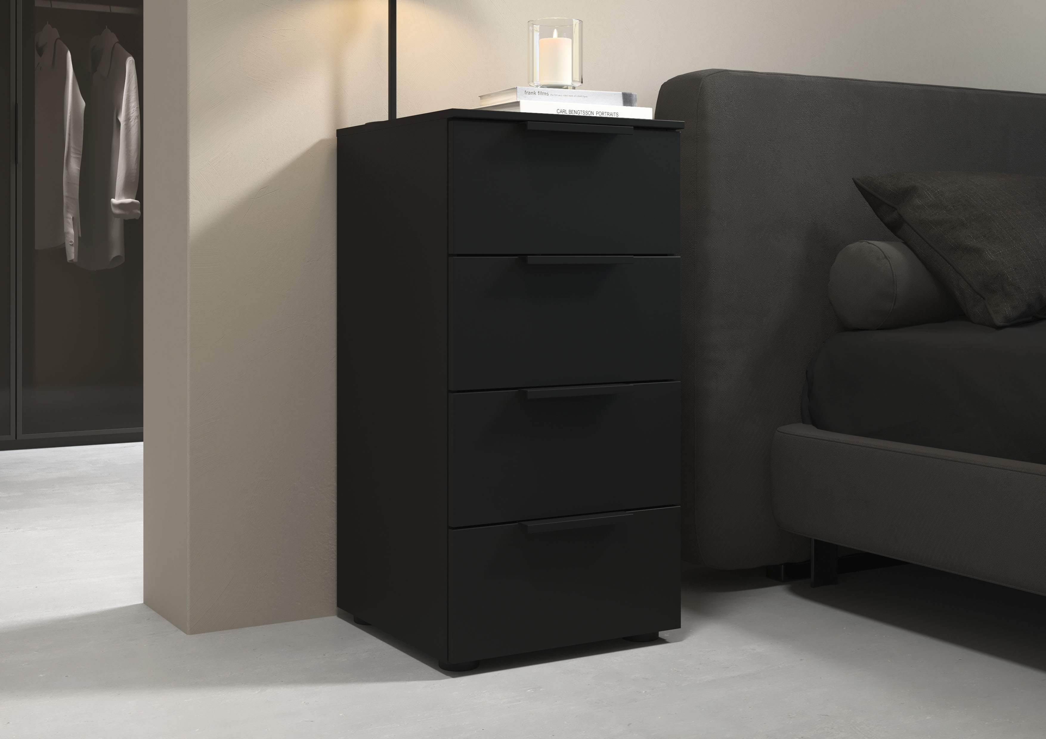 LeGer Home by Lena Gercke Kommode "Kommode Sideboard Schubladenkommode SERINA eleganter Eyecatcher" inkl. SOFT-CLOSE-FUNKTION, mit 4 Schubkästen sowie hochwertigen Metallgriffen MADE IN GERMANY