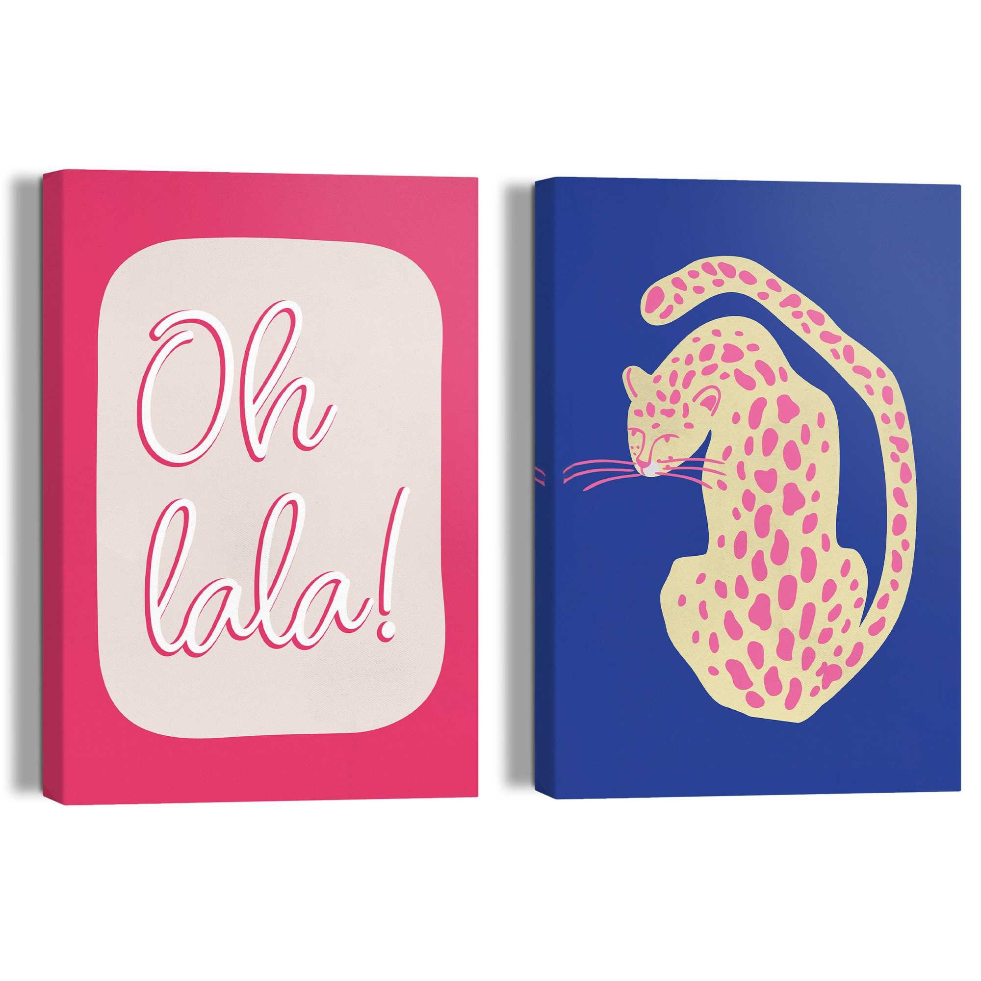 Reinders Leinwandbild "Oh La La Tiger", Teenager Zimmer - Blau - Leinwand - günstig online kaufen