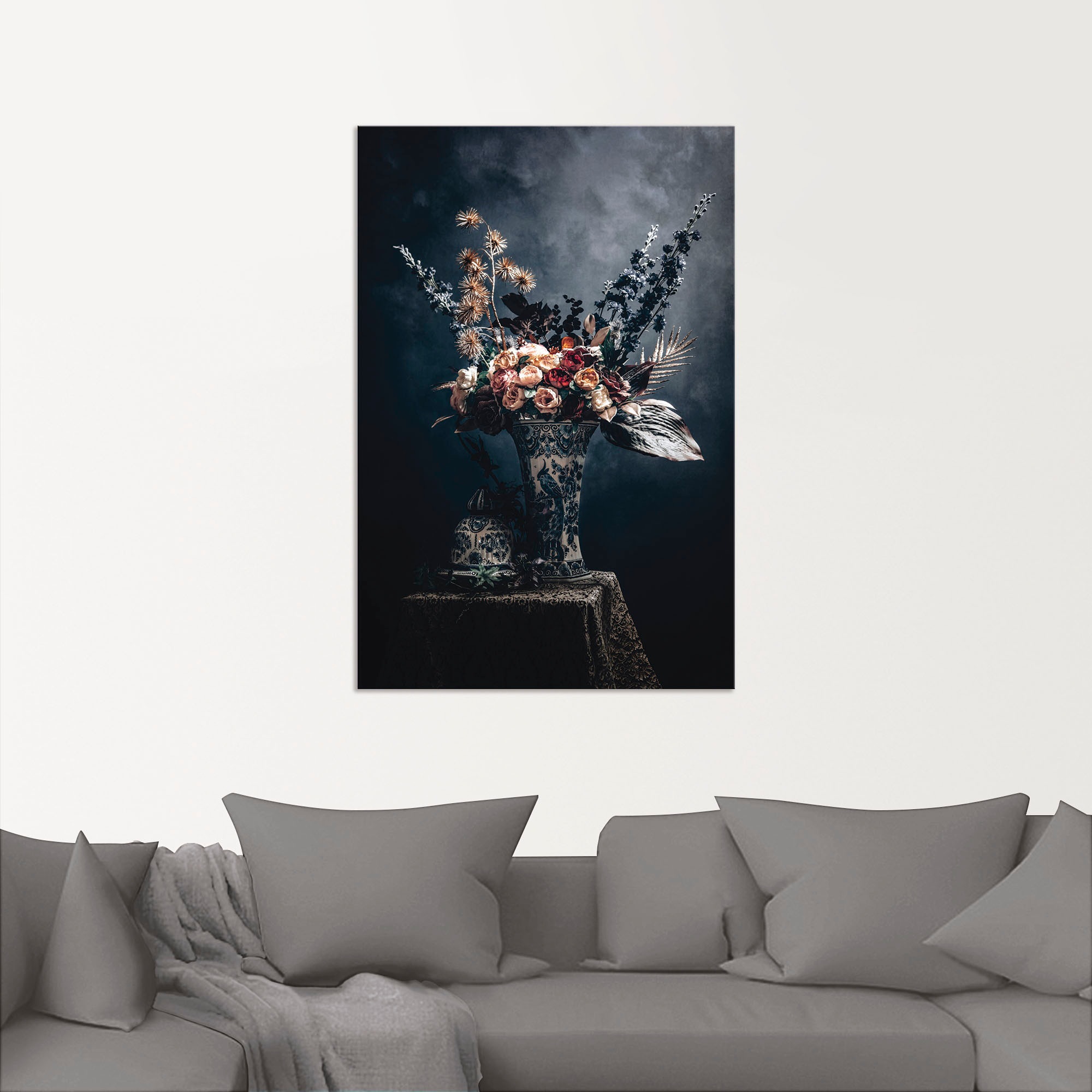 Artland Alu-Dibond-Druck "Sommer Kunst Stilleben" Arrangements 1 Stk. tlg. günstig online kaufen
