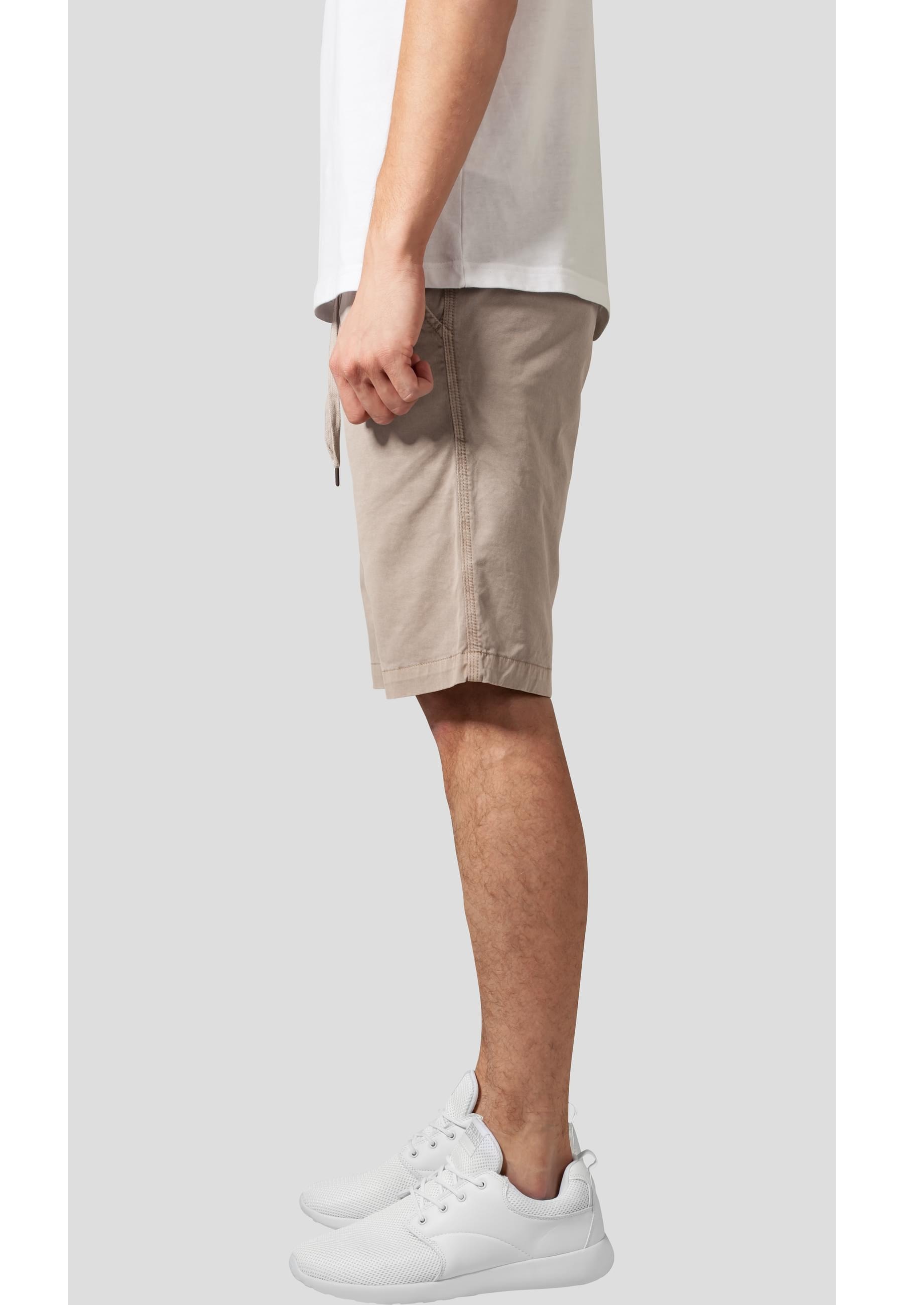 URBAN CLASSICS Stoffhose »Urban Classics Herren Stretch Twill Joggshorts«, (1 tlg.)