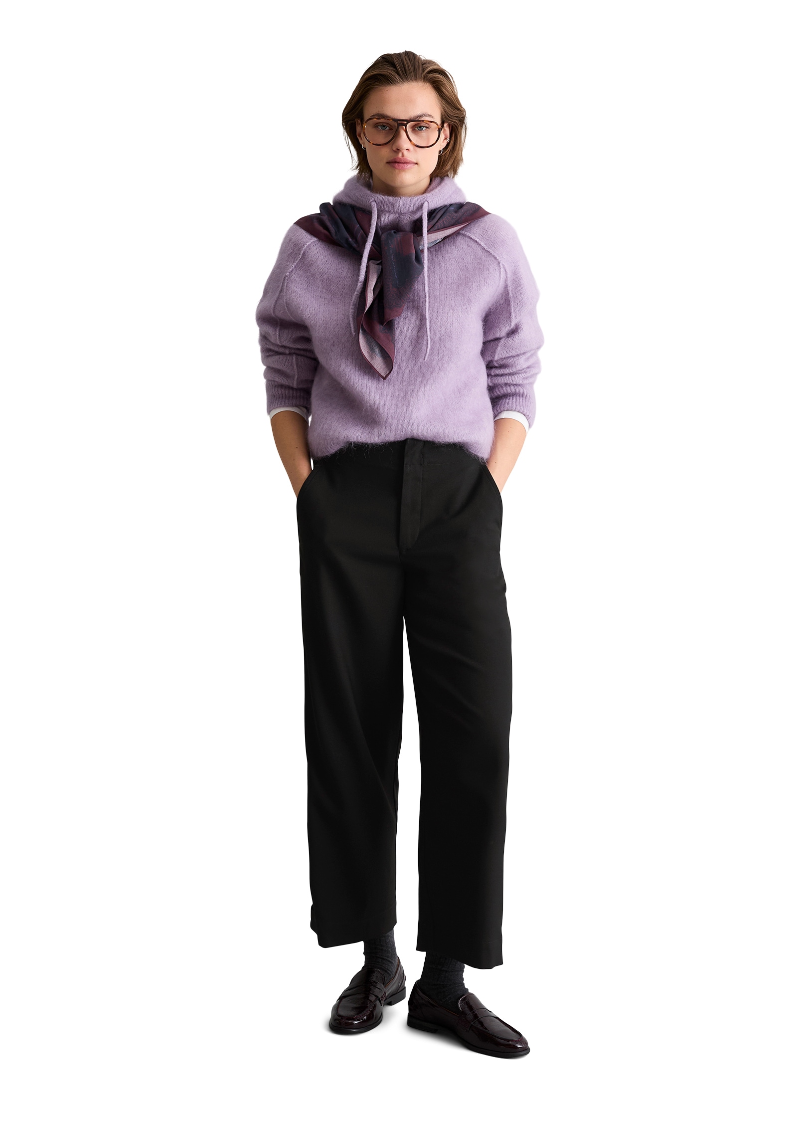 Marc O'Polo DENIM Chinohose »aus recyceltem Polyester, Viskose und Elasthan«