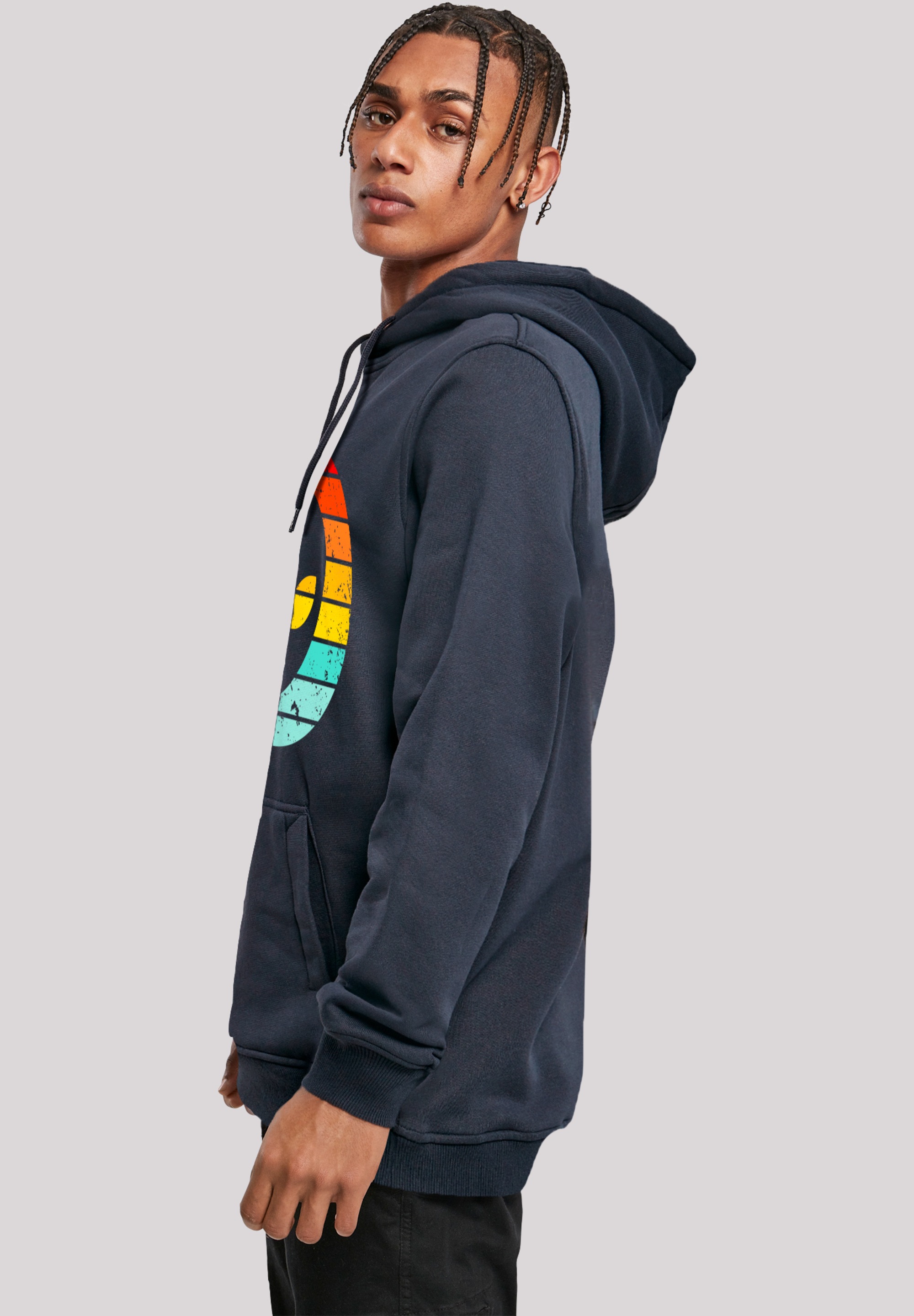 F4NT4STIC Kapuzenpullover »Alien Retro Sonnenuntergang«, Premium Qualität