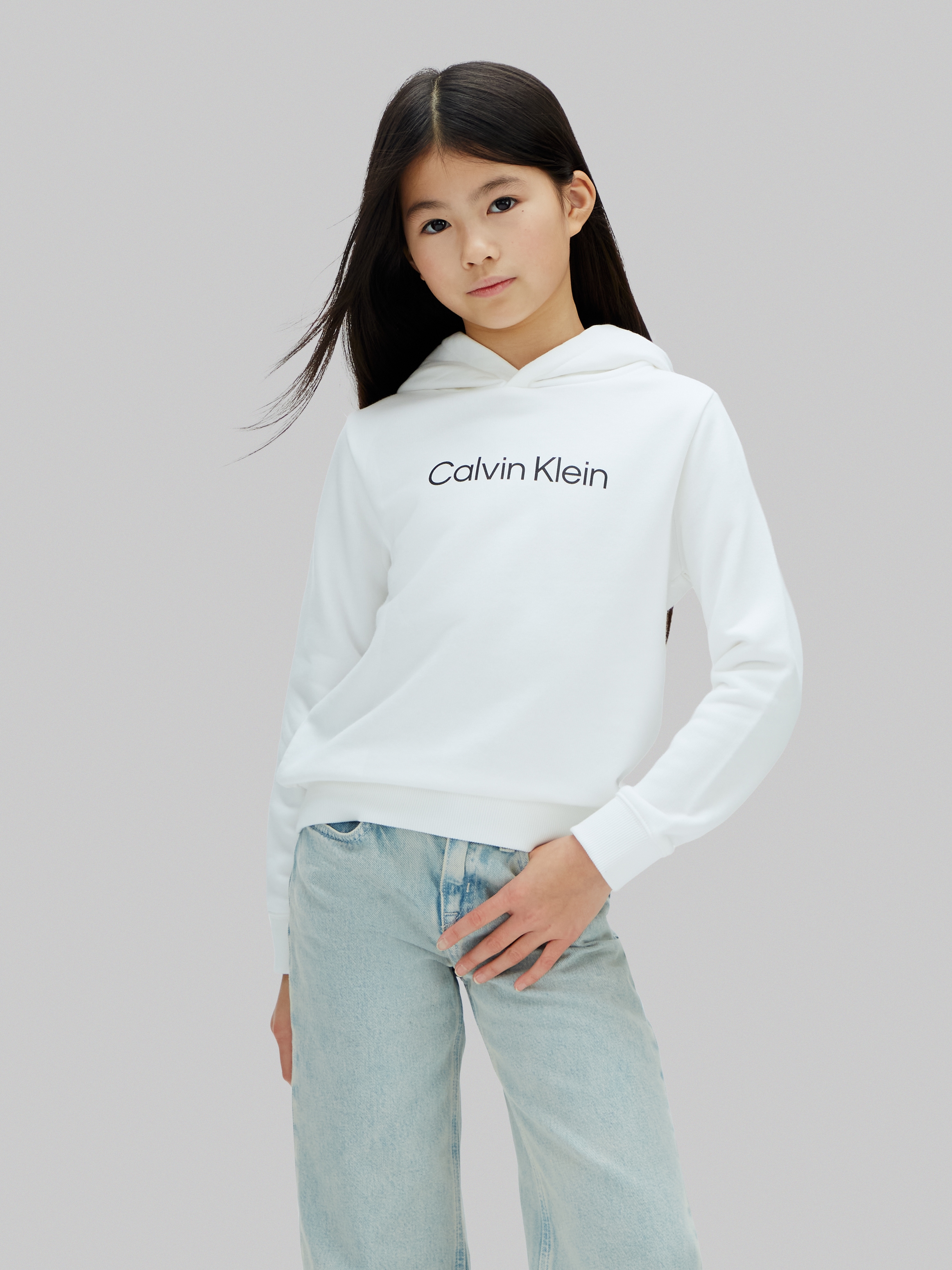 Calvin Klein Jeans Kapuzensweatshirt "LOGO HOODIE", Regular fit für Kinder, mit Logoschriftzug