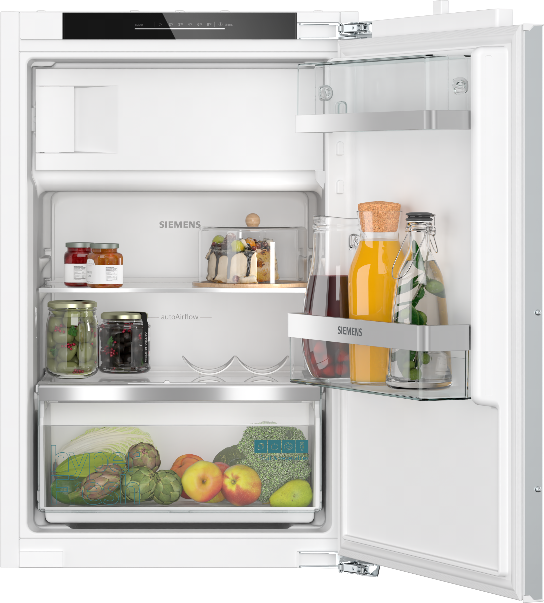 SIEMENS Einbaukühlschrank iQ500 "KI22LADD1" 87,4 cm hoch 55,8 cm breit günstig online kaufen