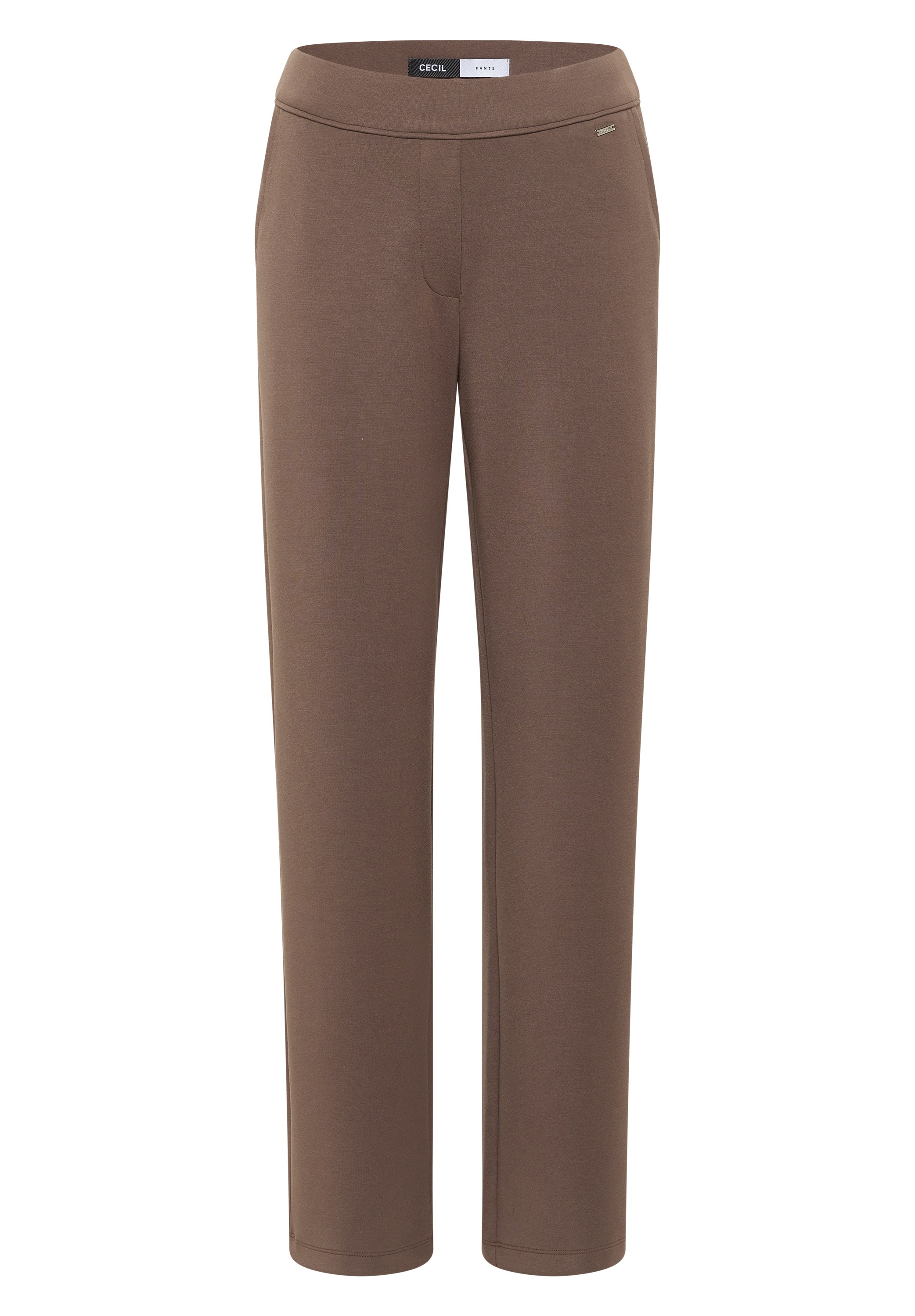 Stoffhose CECIL, Damen, Gr. S, Länge 30, urban taupe, Stoff, 46% Modal, 46% Polyester, 8% Elasthan, unifarben, straight fit normal, Hosen Stoffhose, im elastischen Materialmix 3