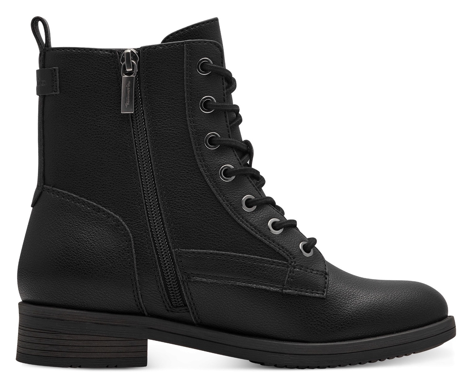 Thumbnail - Tamaris Schnürboots, Blockabsatz, Schnürboots Stiefelette mit Zierreißverschluss