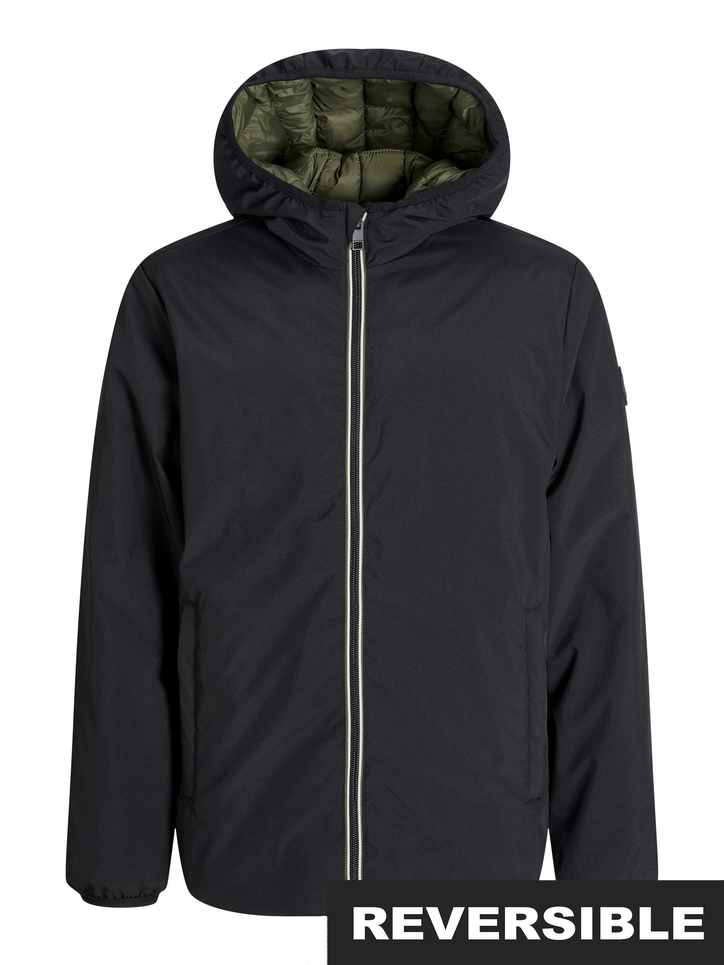 Jack & Jones PlusSize Outdoorjacke »JJEBROOK REVERSIBLE JACKET SN PLS«, mit Kapuze
