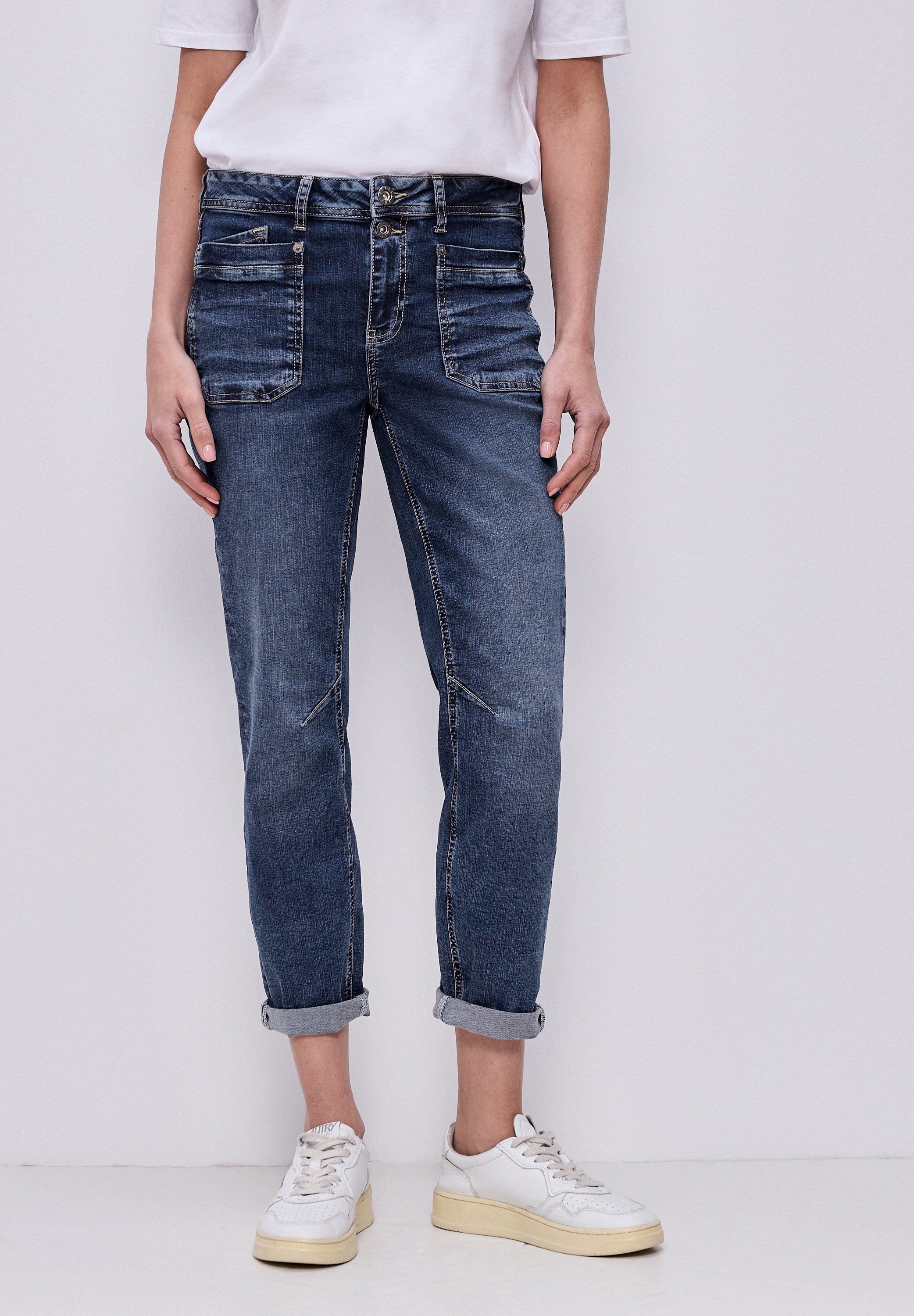 STREET ONE Tapered-fit-Jeans im Loose Fit