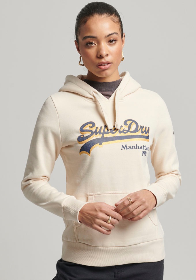 superdry -  Sweatjacke, Vintage Logo Borough Hoodie