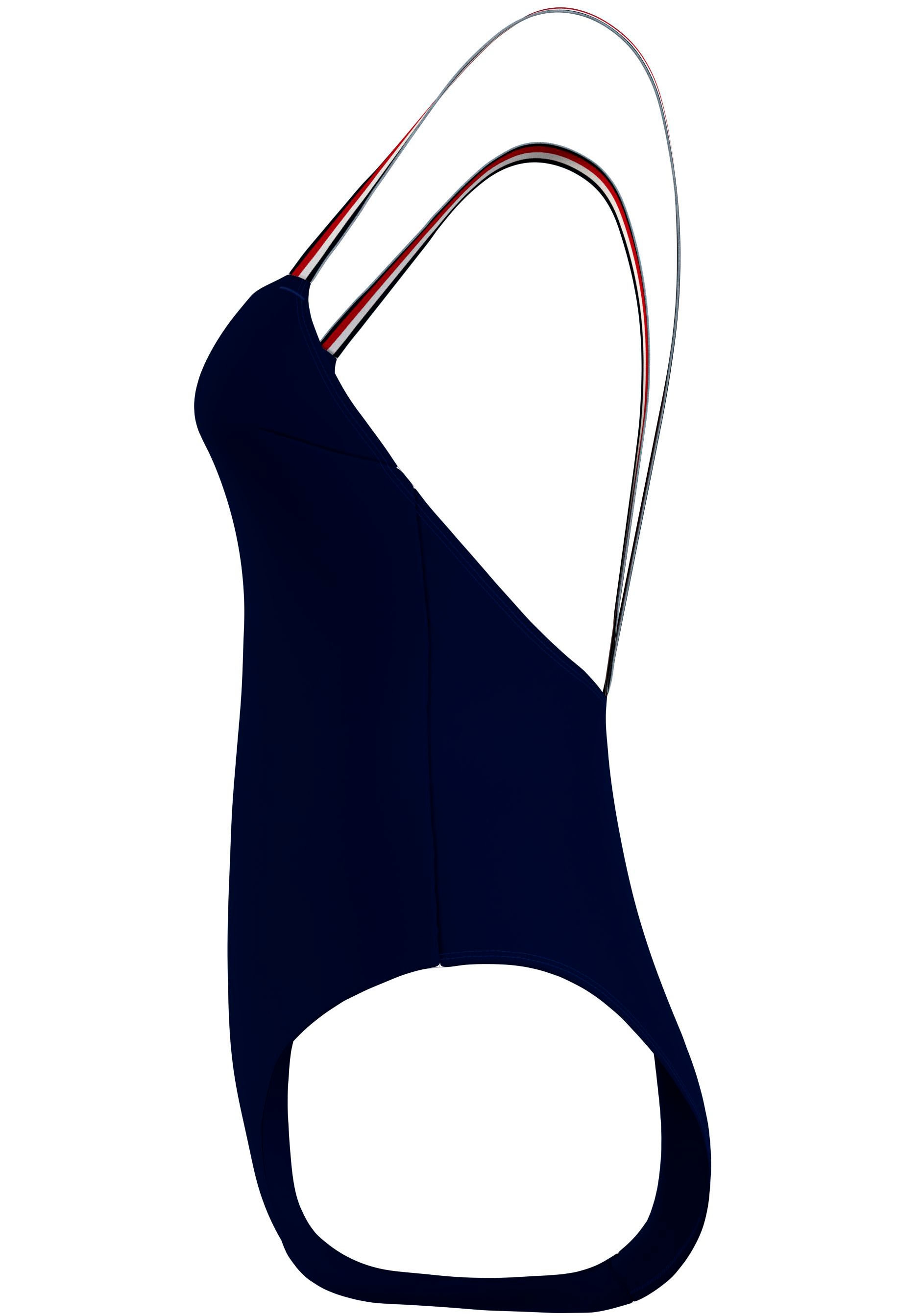 PIECE«, Tommy NECK BAUR Hilfiger-Branding Swimwear Badeanzug STRAIGHT | Tommy Hilfiger ONE »TH mit