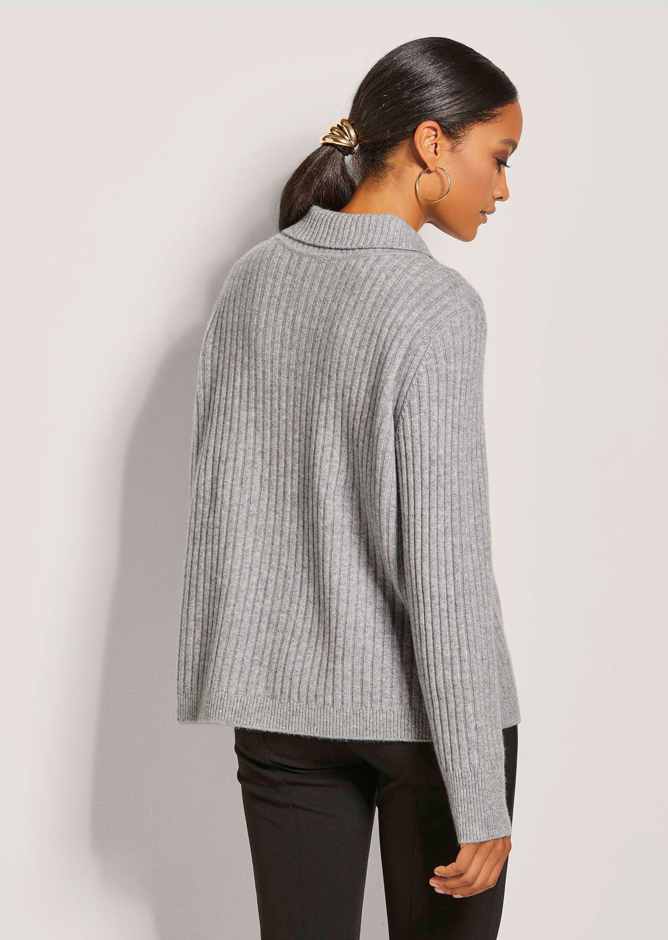 MADELEINE Strickjacke »Strickjacke Strickjacke mit Reißverschluss«