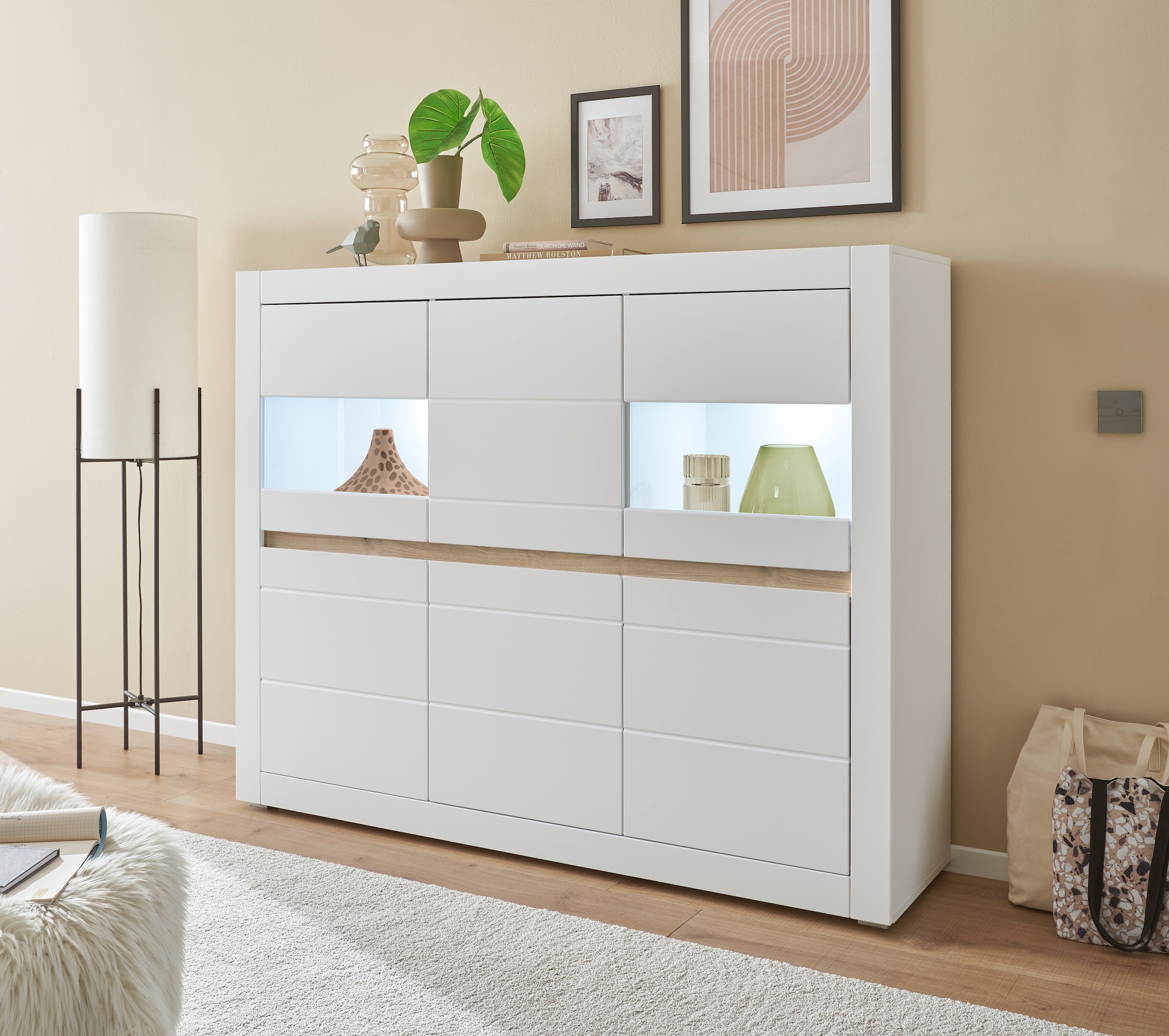 INOSIGN Highboard "Chester, moderne Kommode, Schrank mit Stauraum, Sideboar günstig online kaufen