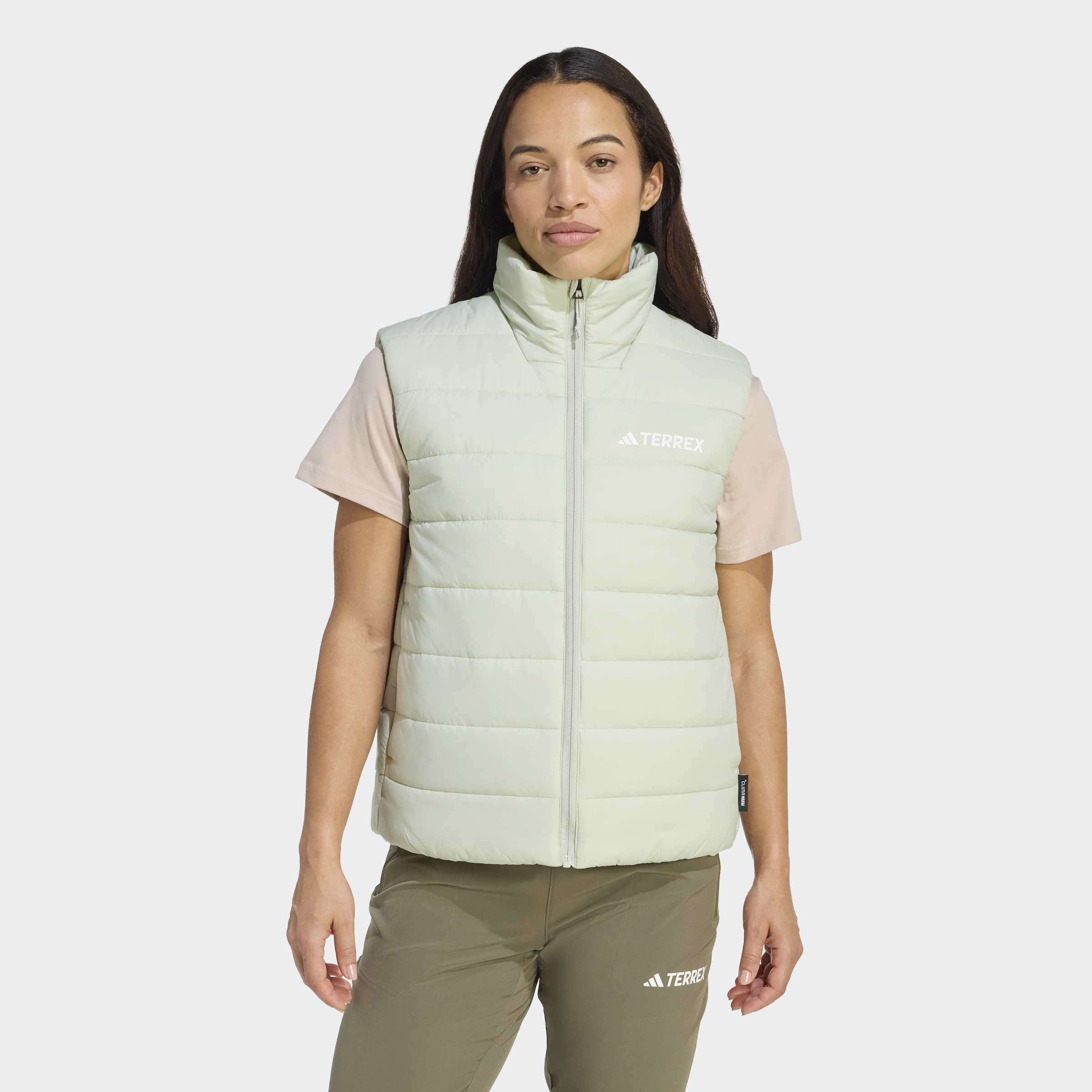 adidas TERREX Funktionsweste "W MT ESS PAD V" für Sportmode und Outdoormode, mit Reißverschluss, aus Kunstfaser