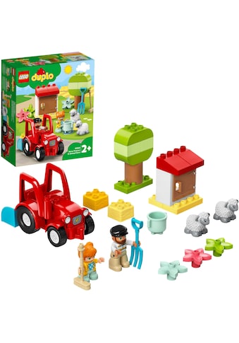 LEGO® Konstruktionsspielsteine »Traktor und Tierpflege (10950), LEGO® DUPLO® Town«,... kaufen