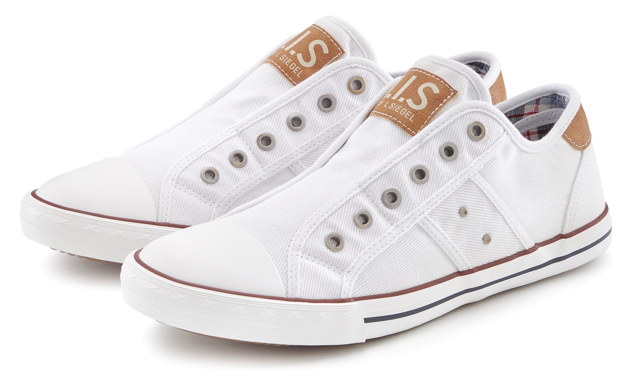 H.I.S Sneaker "Textilschuh, Stoffschuh, Turnschuh, Halbschuh, Freizeitschuh, Slipper" NEU Slip-On-Sneaker aus weichem Textilmaterial, Unisex
