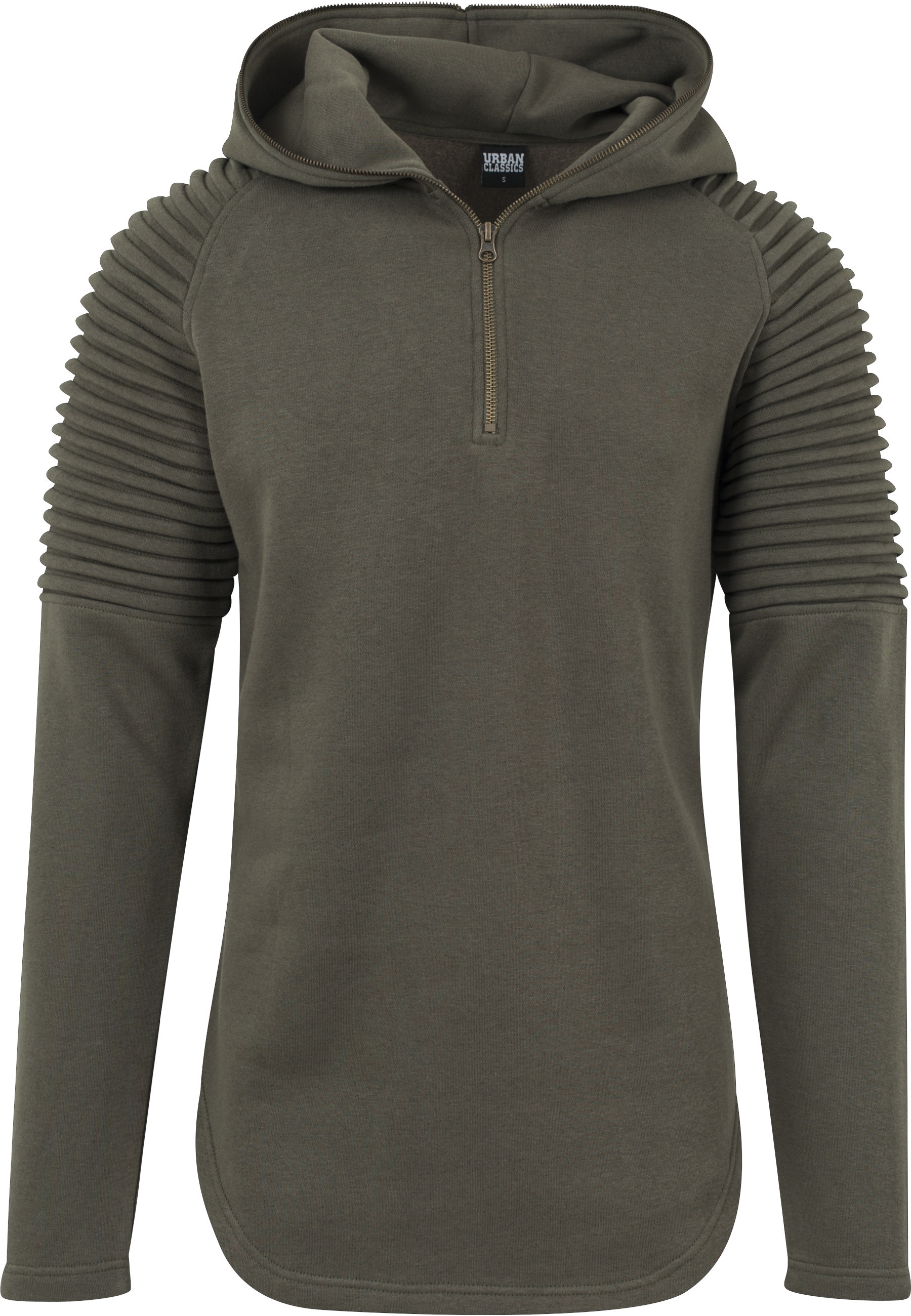 URBAN CLASSICS Hoodie "Urban Classics Herren Pleat Sleeves Terry Hoody", 1 Stk.