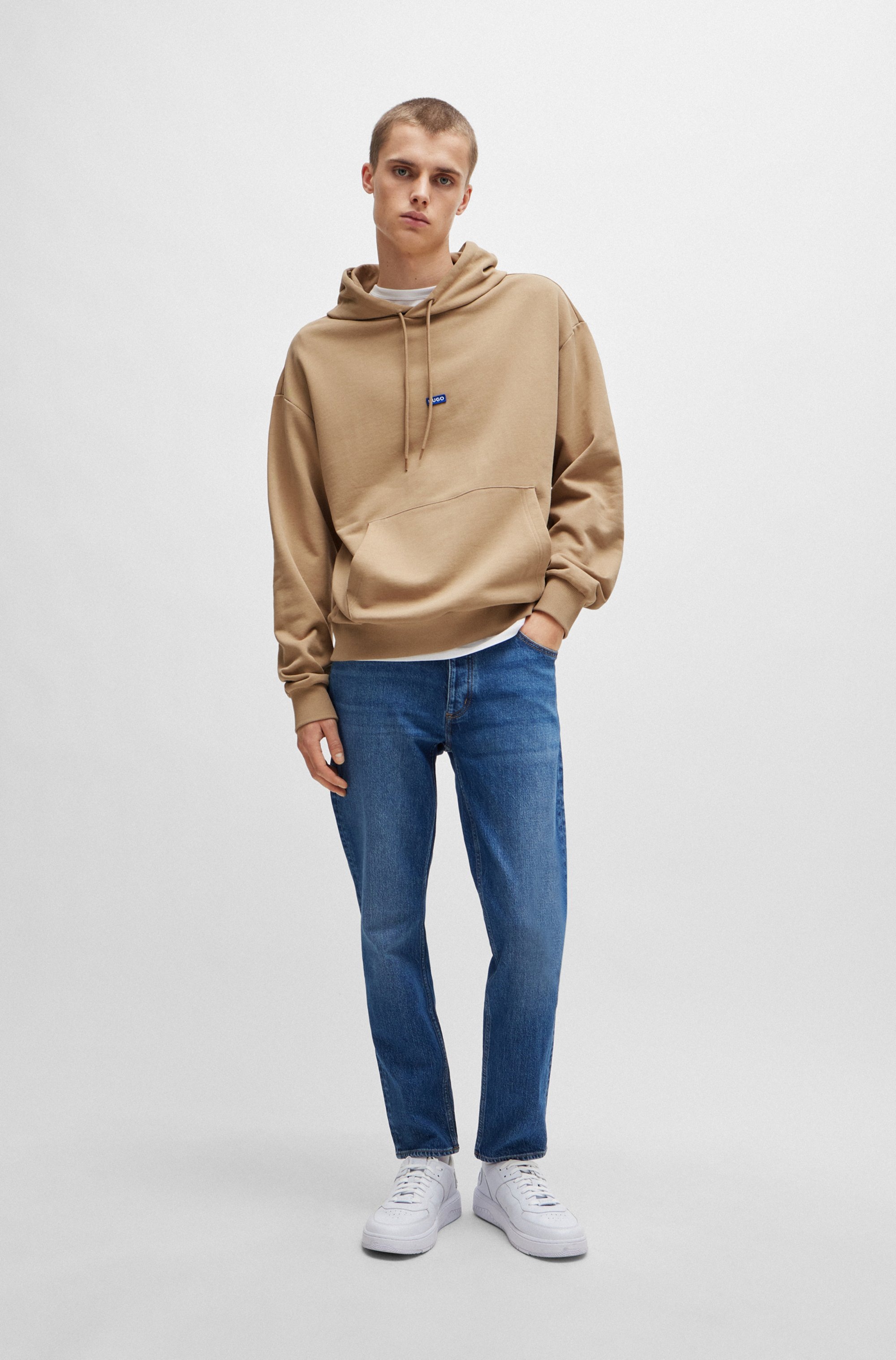 HUGO Blue Kapuzensweatshirt »Nalonso«, mit Kängurutasche