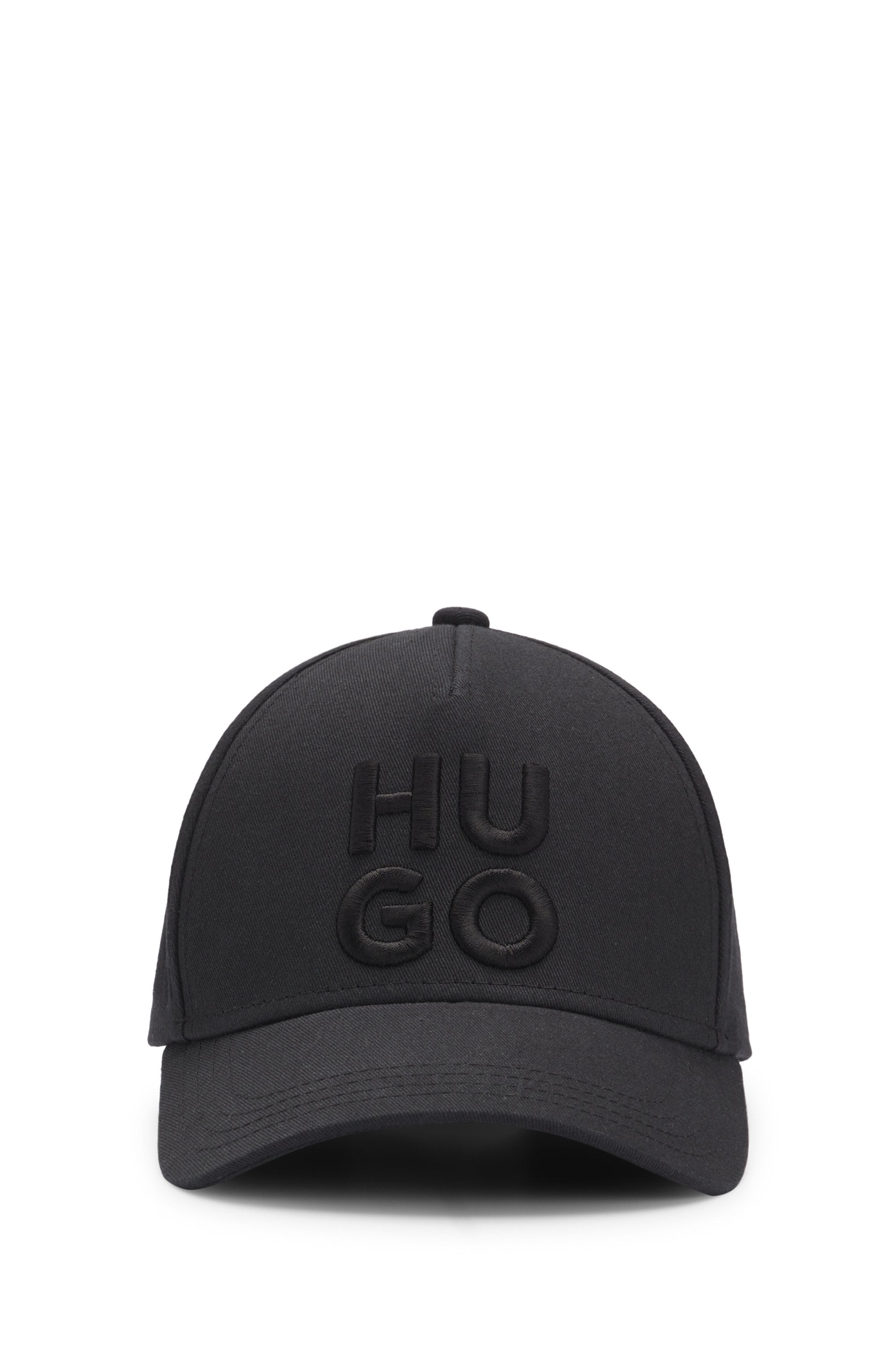 HUGO Fitted Cap »Jude-Stacked«, mit 3D Logostickerei