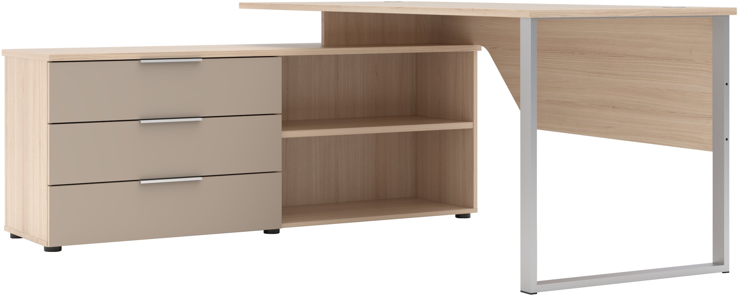 Innostyle Schreibtisch "Schreibtisch Santorin, 180/77/160 cm ( B/H/T)" 1 St günstig online kaufen