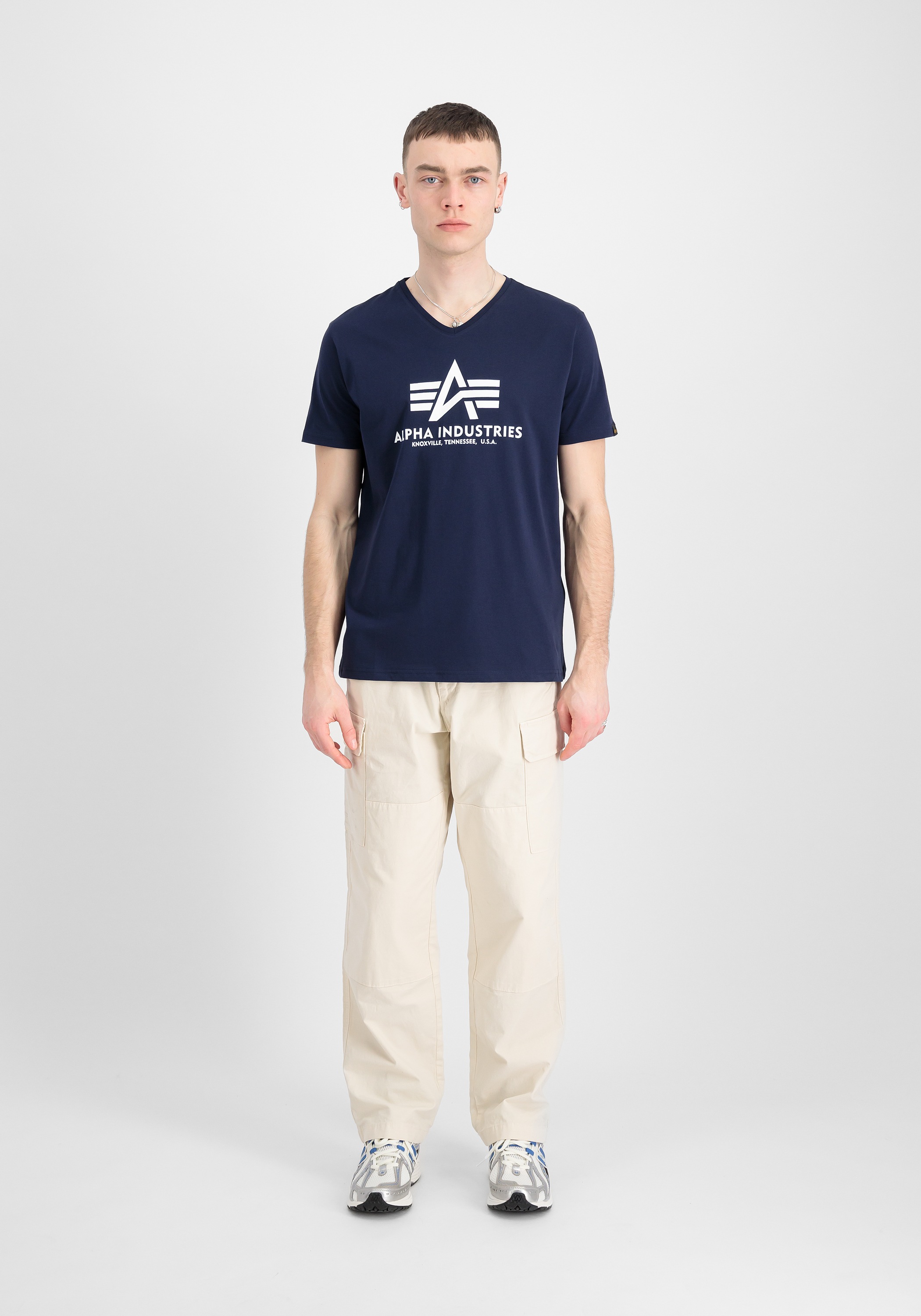 Alpha Industries T-Shirt "Alpha Industries Men - T-Shirts Basic T-Shirt BL günstig online kaufen
