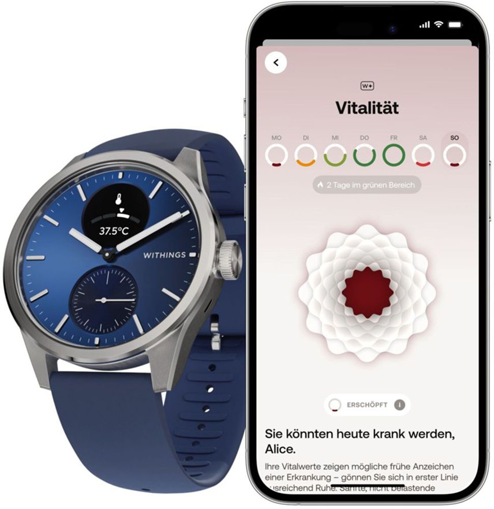 Withings Smartwatch »ScanWatch 2 42mm«(160)