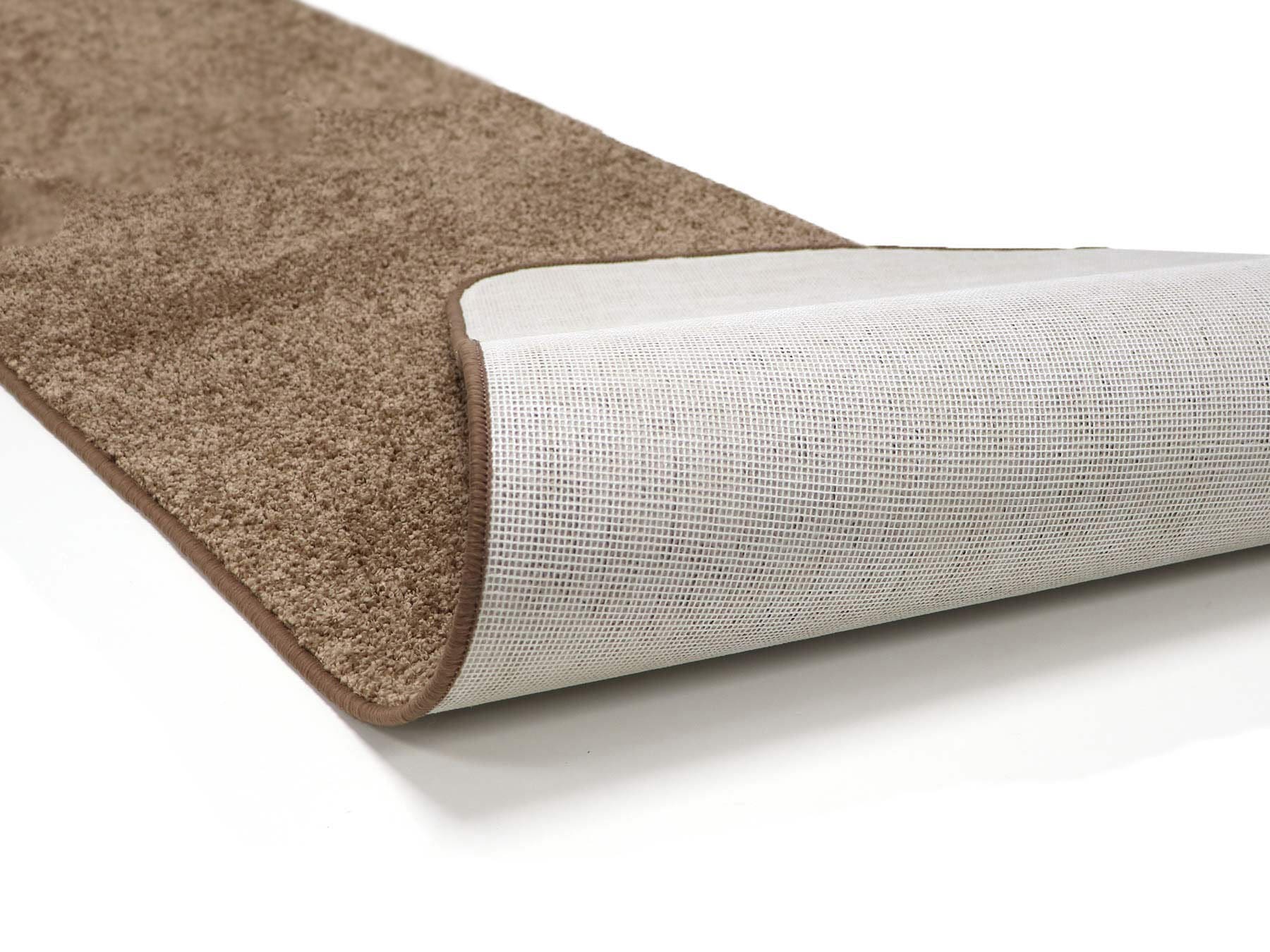 Primaflor-Ideen in Textil Läufer »Teppich MUMBAI«, rechteckig, 13 mm Höhe, Teppich-Läufer, weicher Kurzflor, Uni-Farben