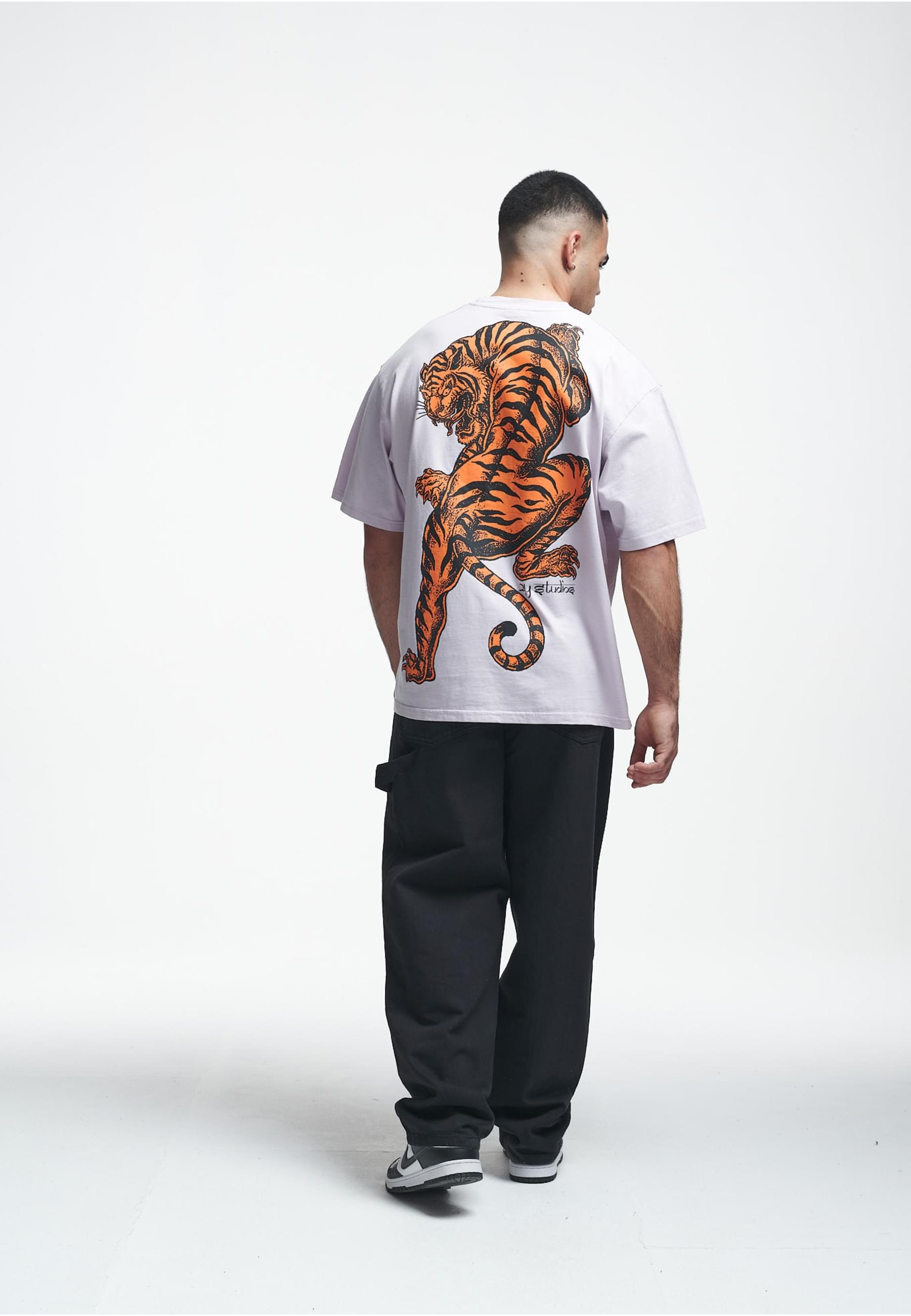 2Y Studios T-Shirt »2Y Studios Herren 2Y Tiger Oversize Tee«, (1 tlg.)