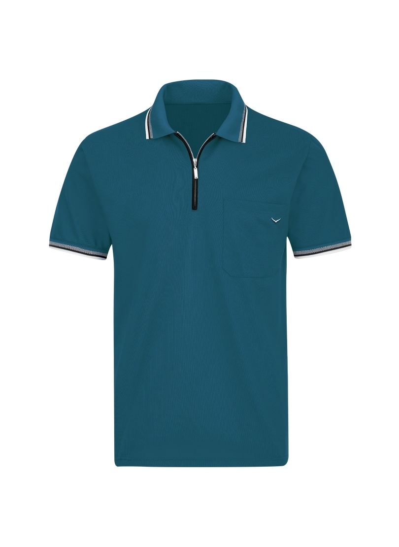 Trigema Poloshirt "TRIGEMA Poloshirt mit Reißverschluss" 1 Stk. tlg. günstig online kaufen