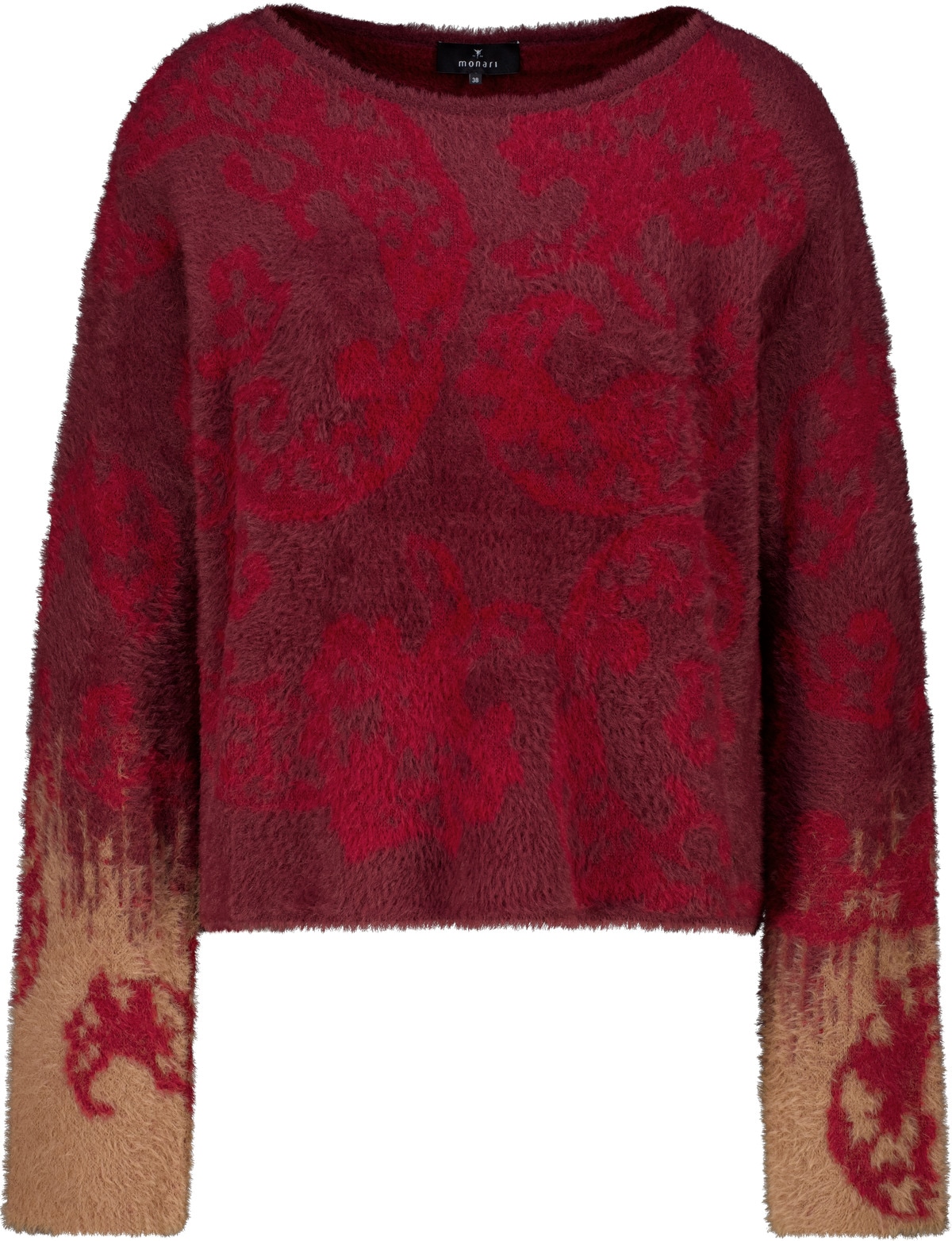 Monari Strickpullover »Pullover Paisley Jacquard« Regular fit mit Paisleymuster