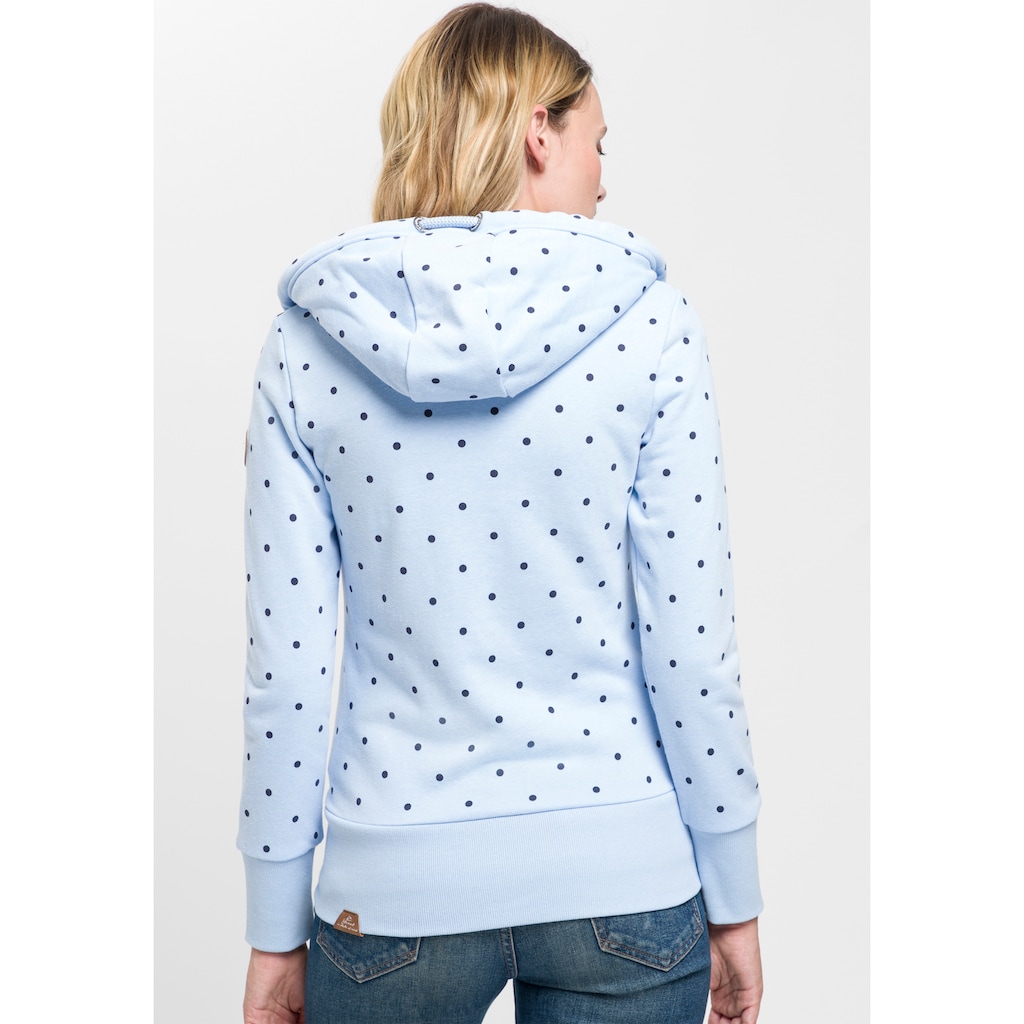 Ragwear Sweatjacke »NESKA DOTS O ZIP«