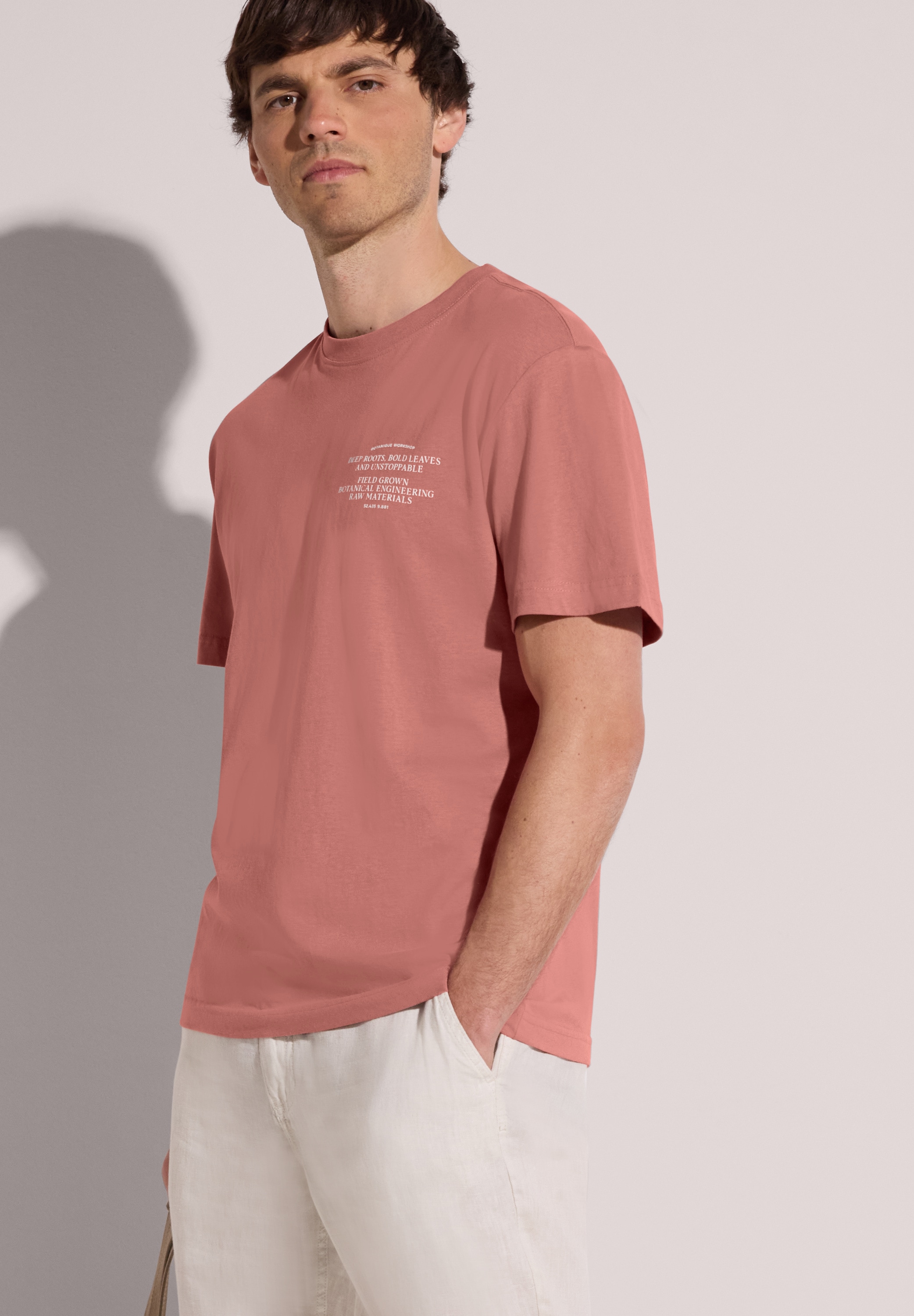 STREET ONE MEN T-Shirt aus reiner Baumwolle