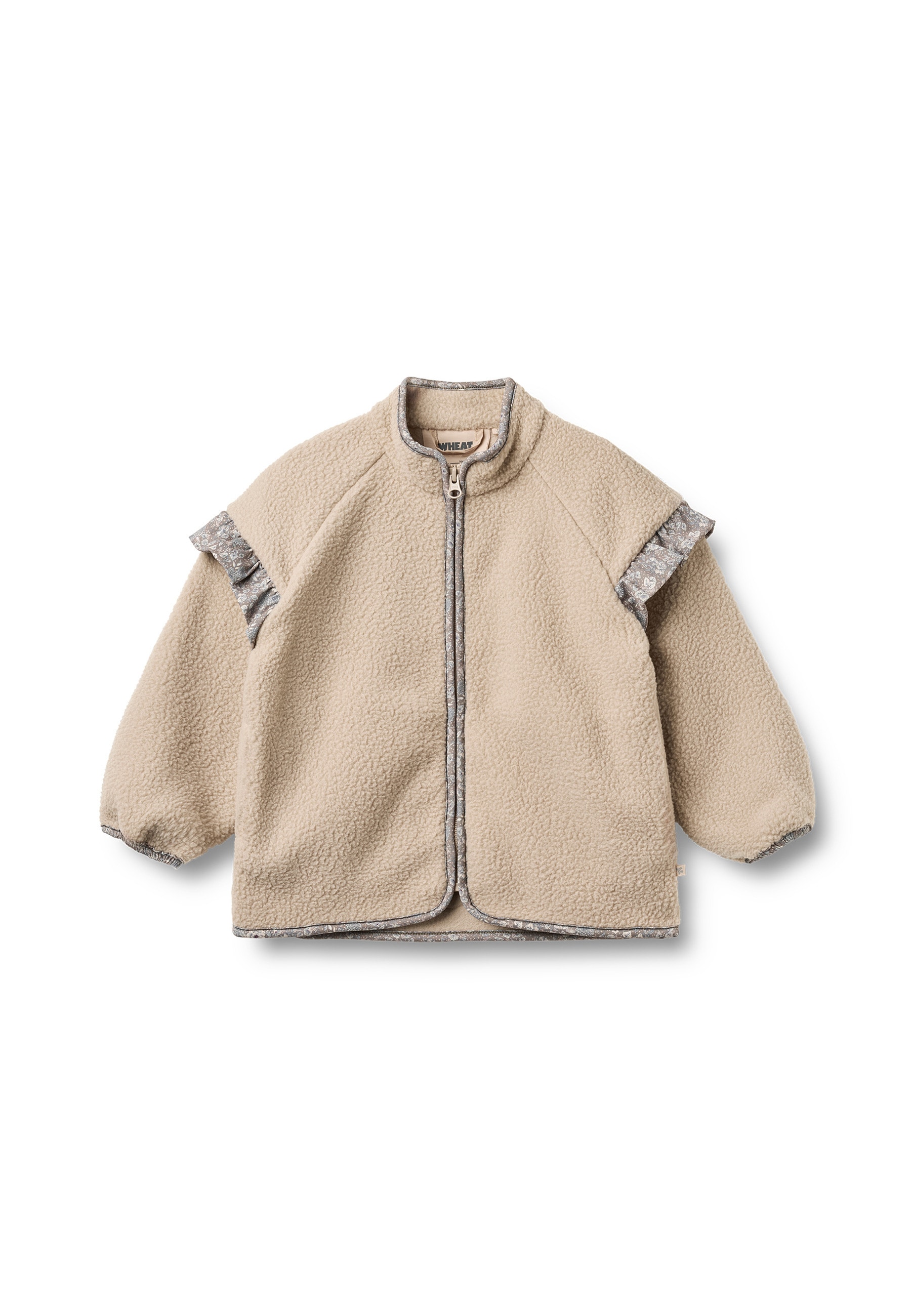 WHEAT Allwetterjacke "WHEAT Fleece Jacket Ellena" 1 Stk. tlg. ohne Kapuze reflektierend