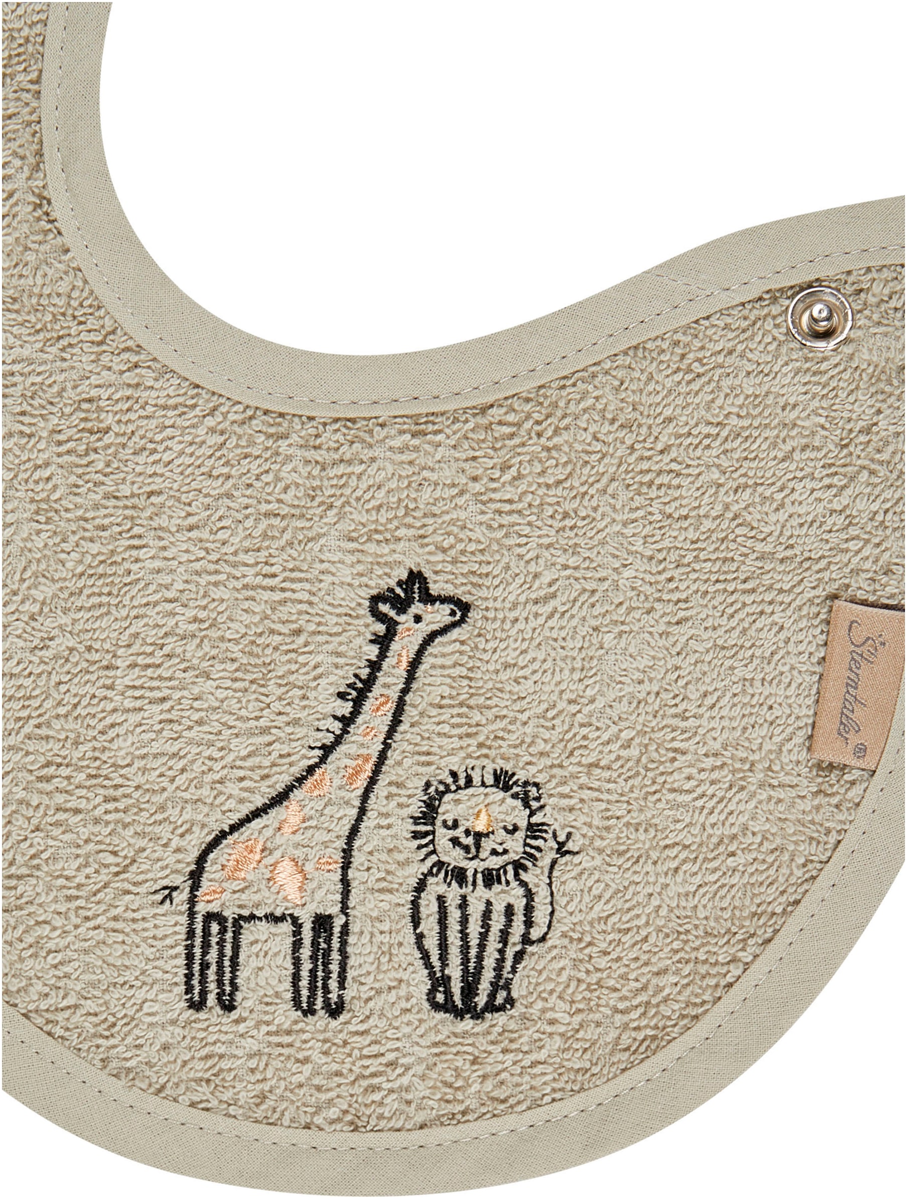 Sterntaler® Lätzchen »Doppelpack Safari«, (Set, 2 St.)