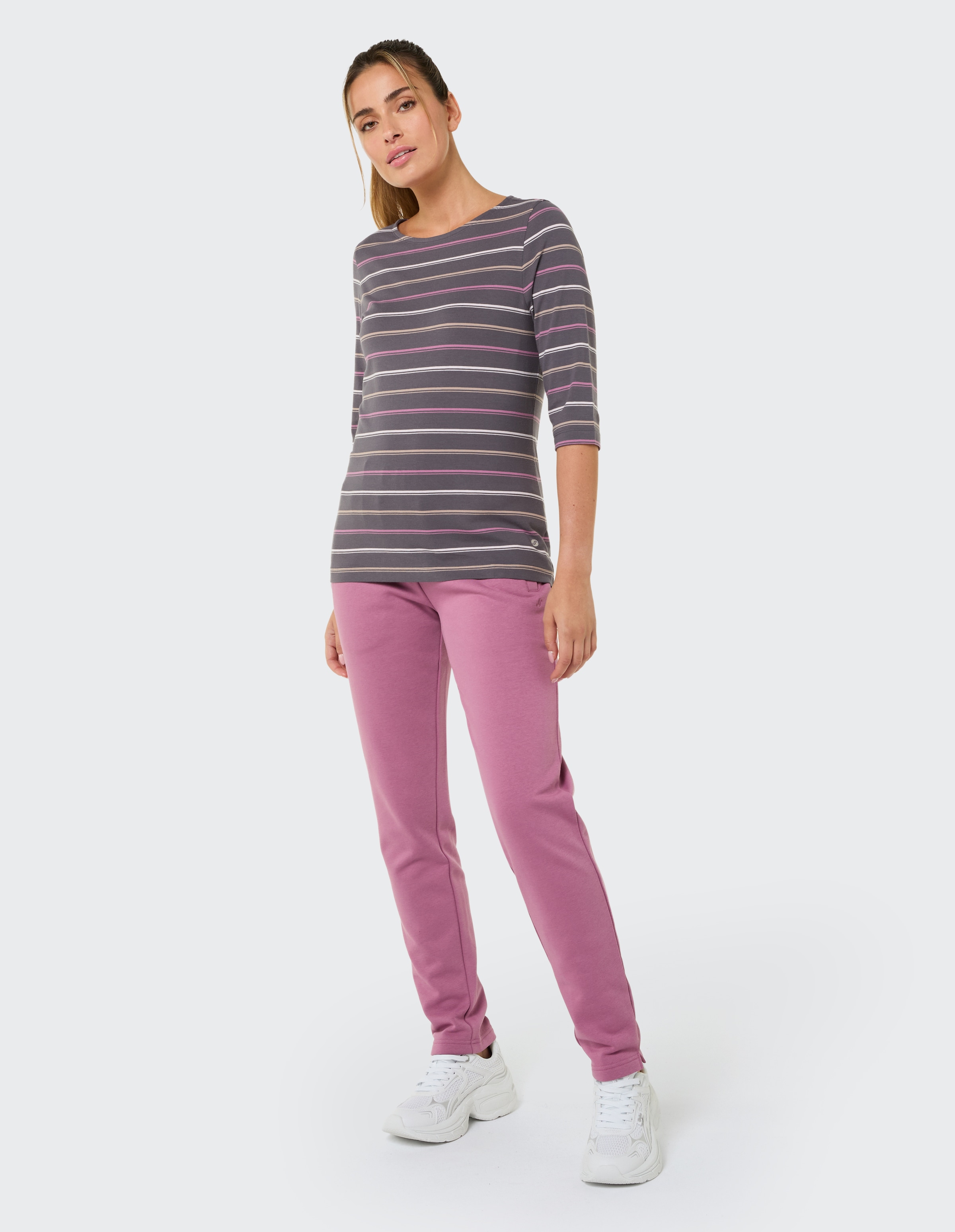 Joy Sportswear T-Shirt »D T-SHIRT MAIKE 3/4 ARM« sportliches T-Shirt, für Erwachsene, aus Baumwolle und Elasthan