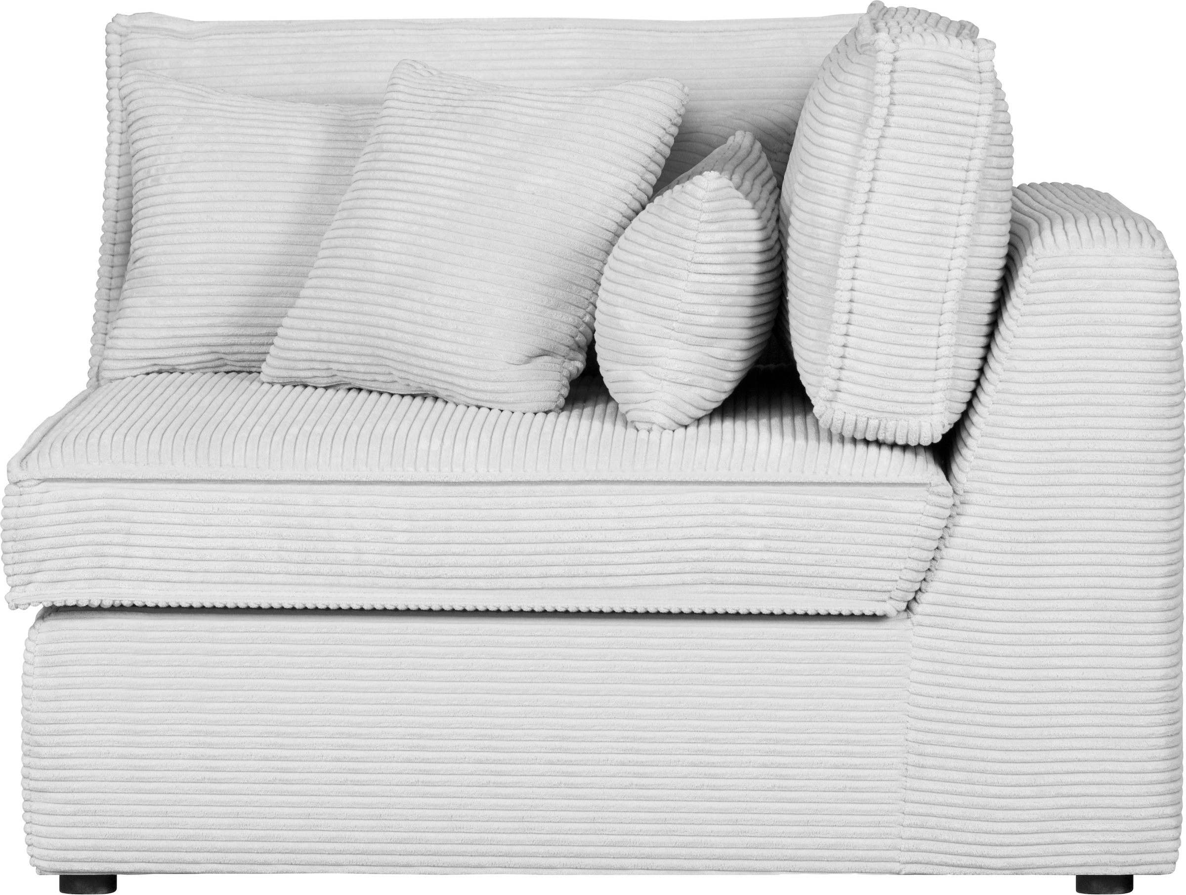 RAUM.ID Sofa-Eckelement eines Sitzkomfort, BAUR Modulsofas, fester Breitcord »Enid«, auch in Teil 