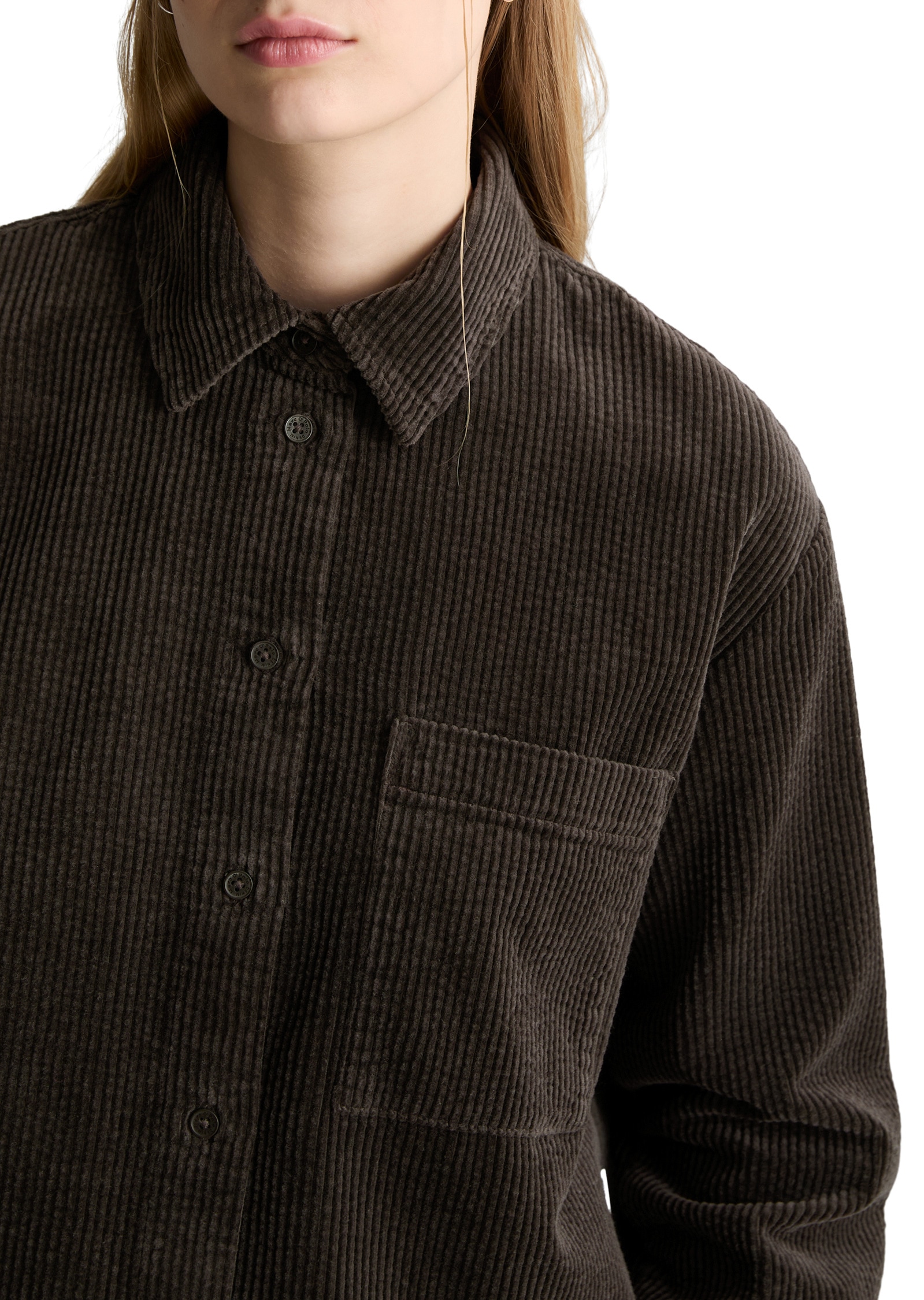 Marc O'Polo DENIM Langarmbluse »mit lässiger Bubble-Struktur«