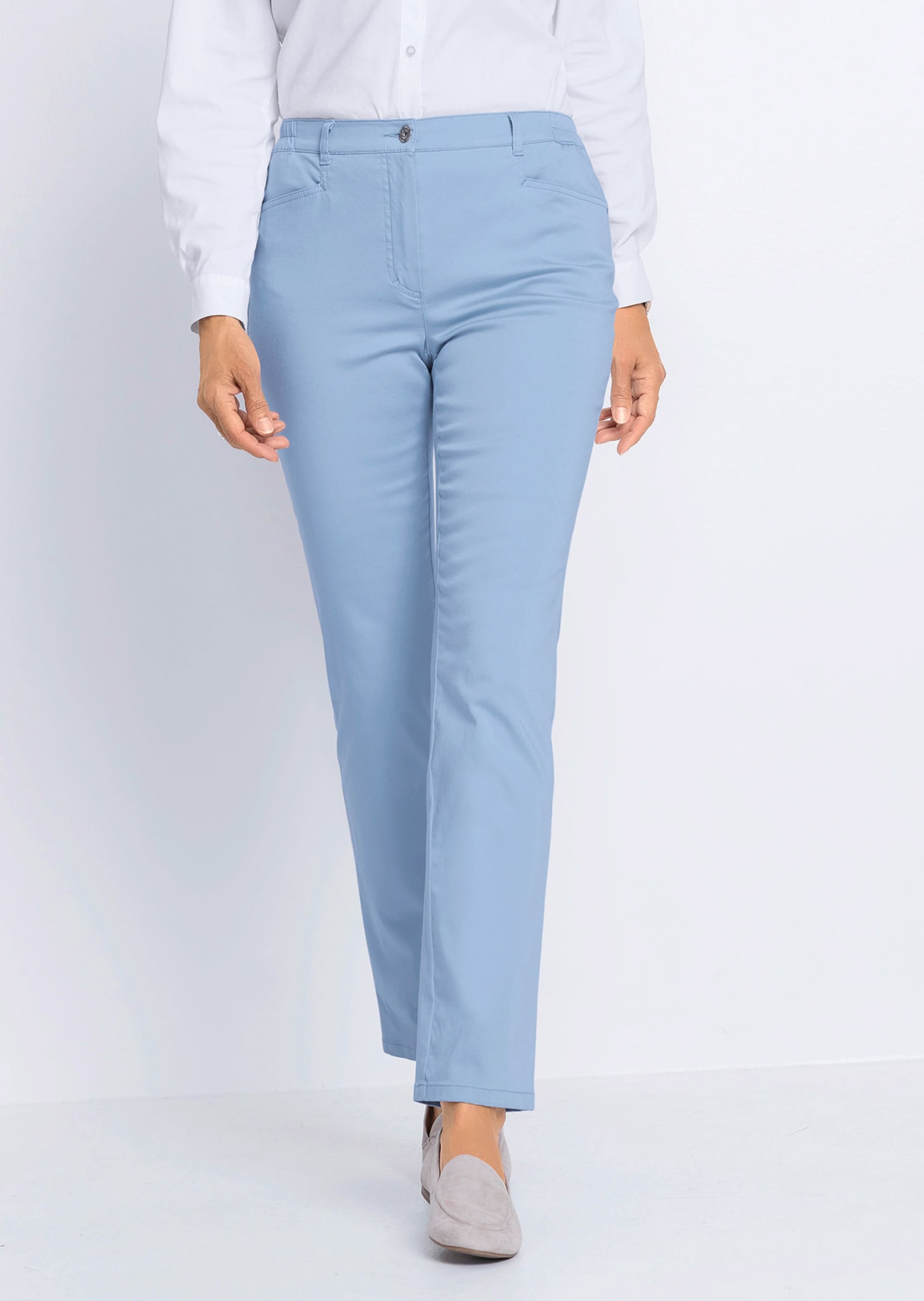 Thumbnail - GOLDNER Stoffhose "Kurzgröße Leichte Baumwoll-Hose CARLA"