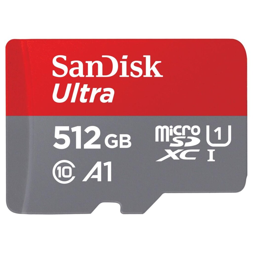 Sandisk Speicherkarte »microSDXC Ultra, Adapter "Mobile"«, (UHS-I Class 10 120 MB/s Lesegeschwindigkeit)