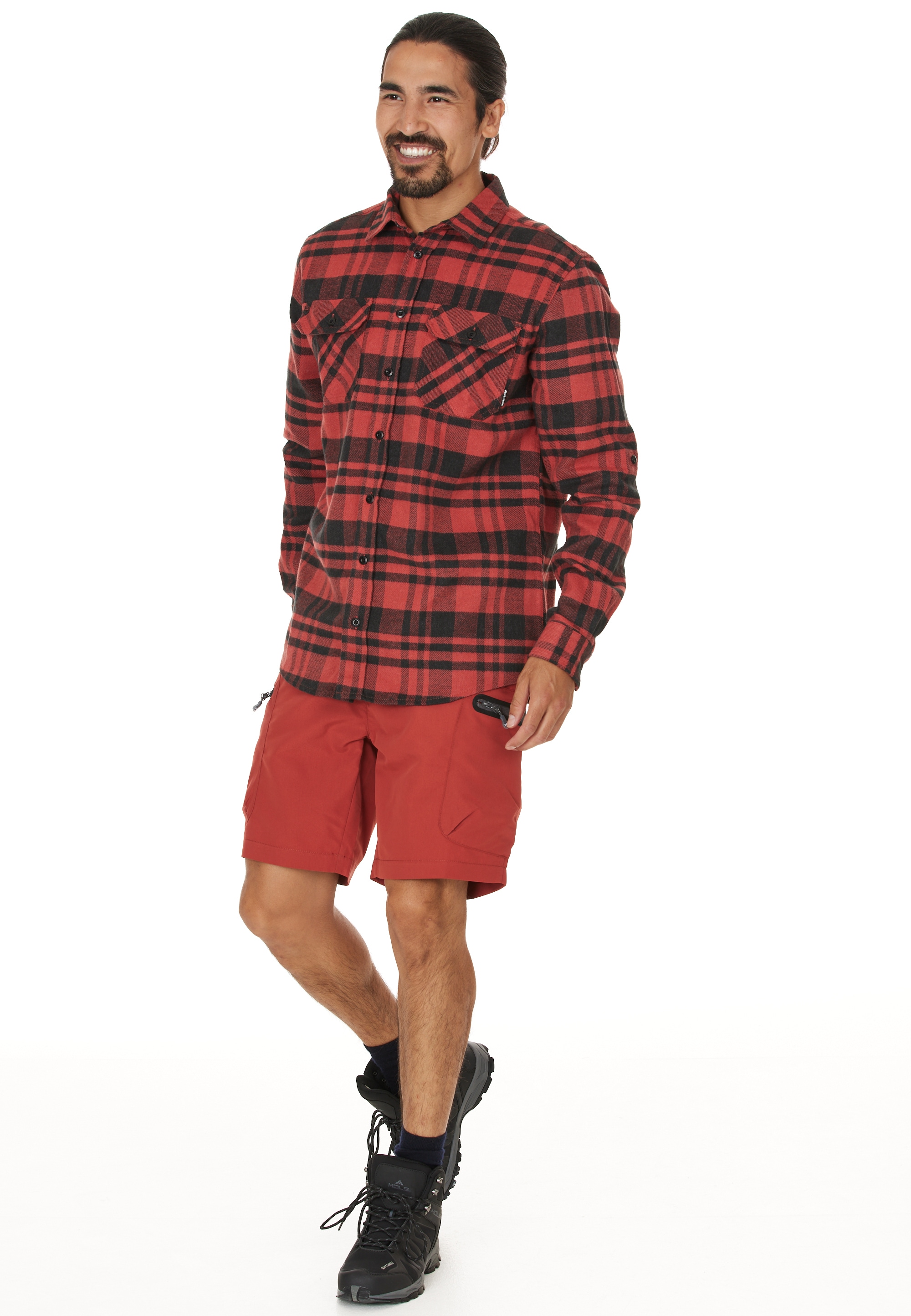 WHISTLER Fleeceshirt »Flannel«, (1 tlg.), aus atmungsaktivem Funktionsmaterial
