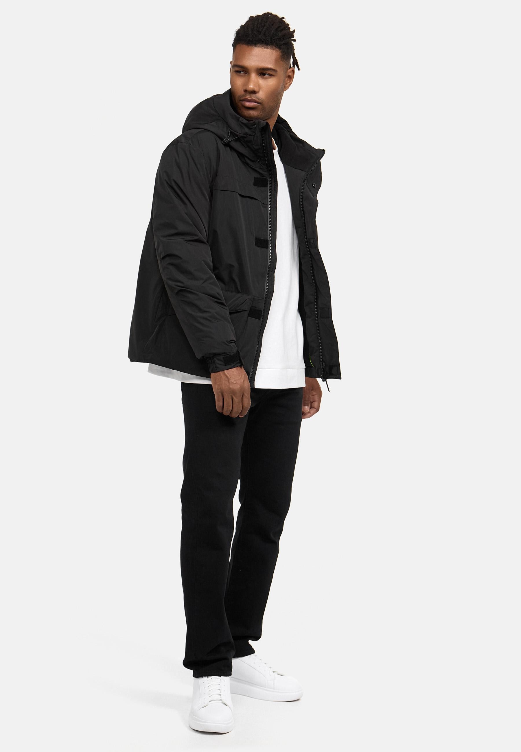 Stone Harbour Winterjacke »Yorchii XX«, mit Kapuze, Herren Outdoorjacke mit Fleece-Innenfutter