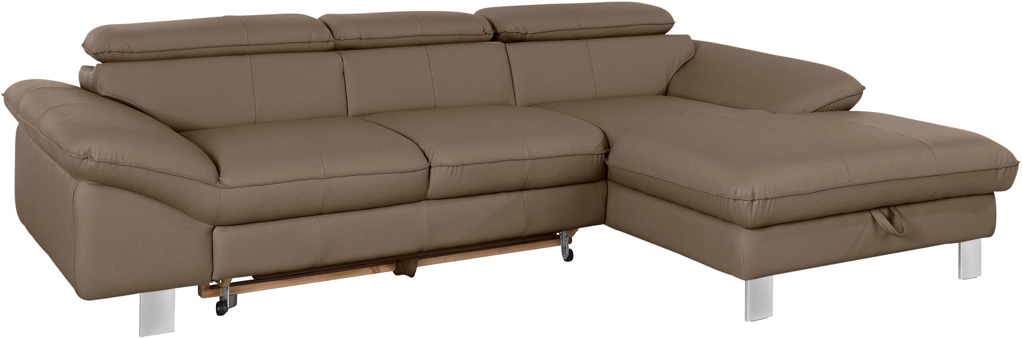 Thumbnail - COTTA Ecksofa Driver, mit Kopfteilverstellung, wahlweise mit Bettfunktion