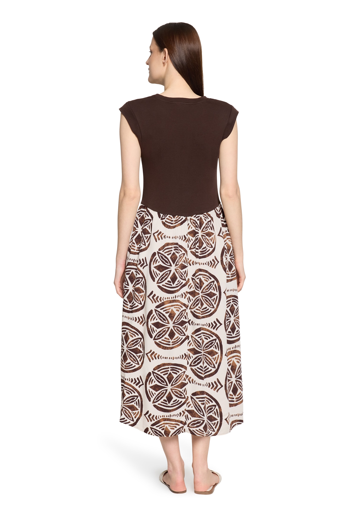 Cartoon Druckkleid »Damen mit Eingrifftaschen« Nahttasche