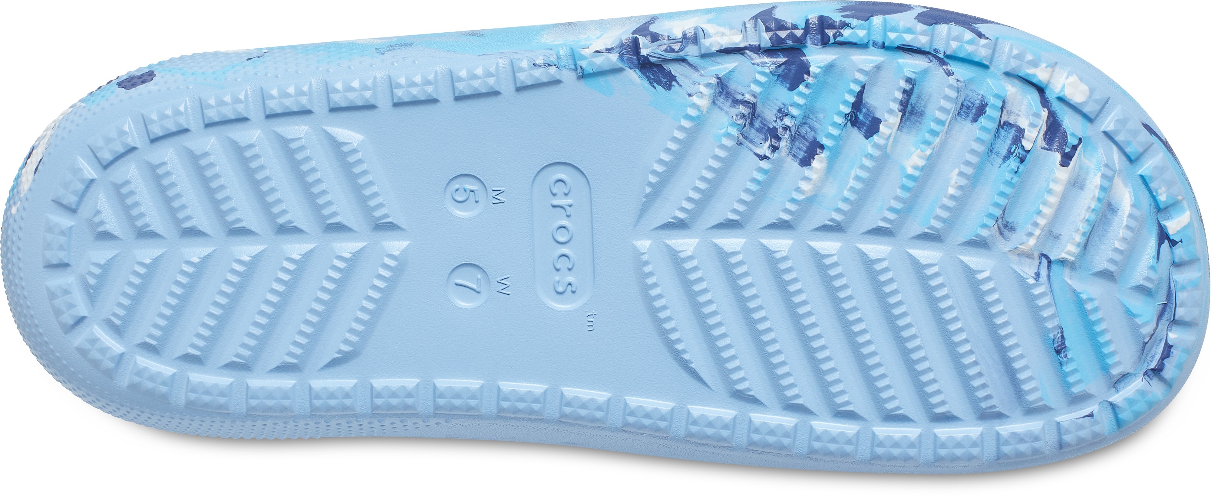 Thumbnail - Crocs Pantolette "Classic Marbled Sandal", mit Tieffußbett