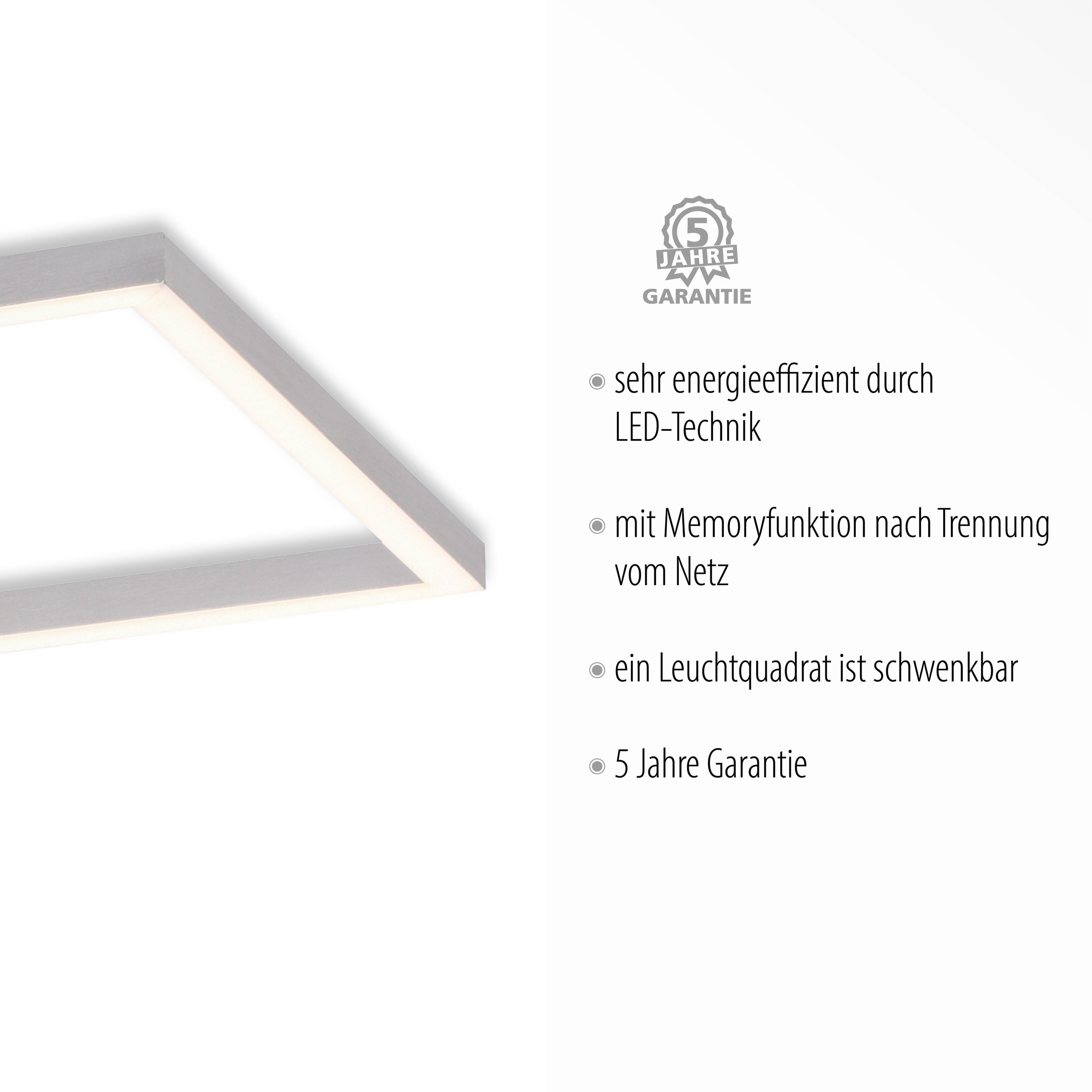 JUST LIGHT LED Deckenleuchte »IVEN«, 3 flammig, Leuchtmittel LED-Board | LED fest integriert, LED