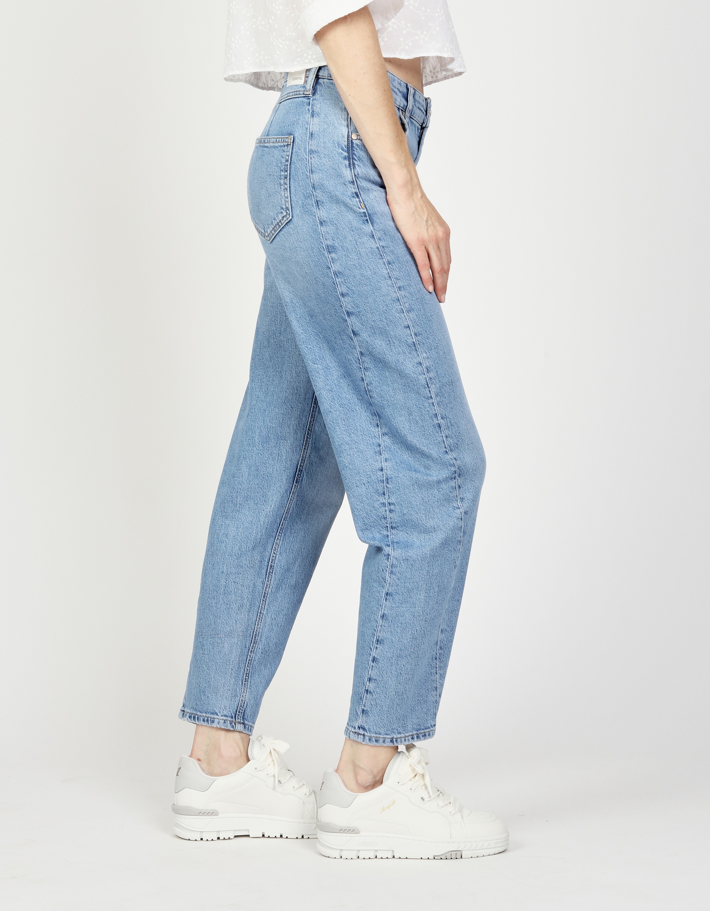 GANG 5-Pocket-Jeans "94BLAKE" mit eingesetztem Seitenstreifen, cropped günstig online kaufen