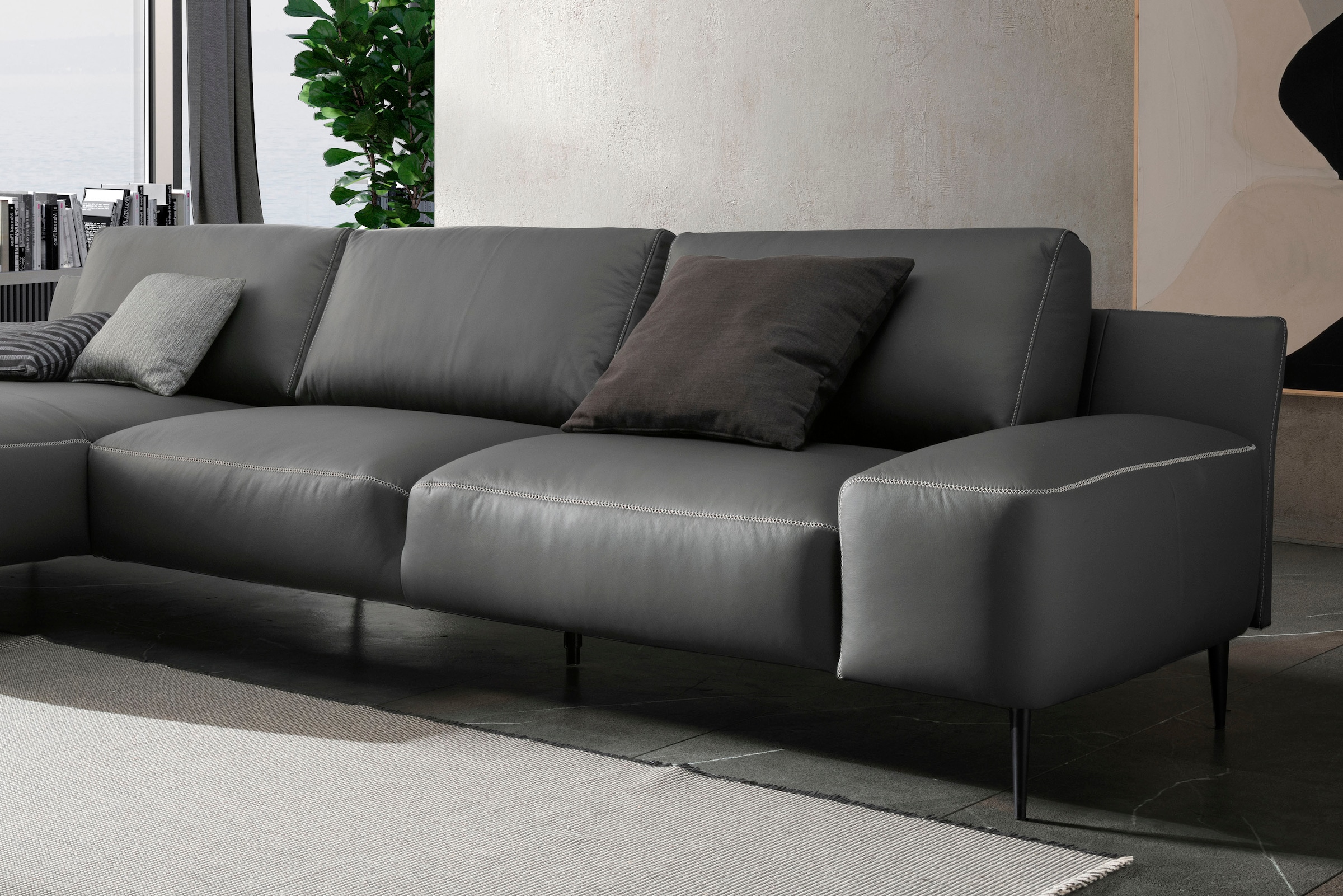 designwerk Ecksofa »Forma L-Form, zeitloses Designsofa mit aktuellem Fuß«, in hochwertiger Verarbeitung & tollem Sitzkomfort