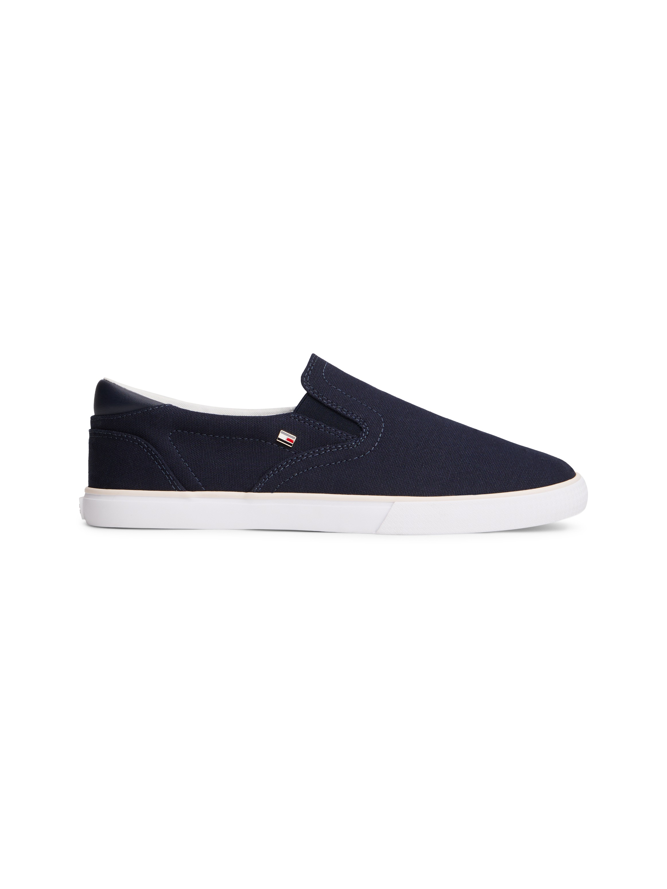 Tommy Hilfiger Slipper »TH LOW PROFILE SLIP ON«  Freizeitschuh, Loafer, Slipper mit edlem Logoemblem